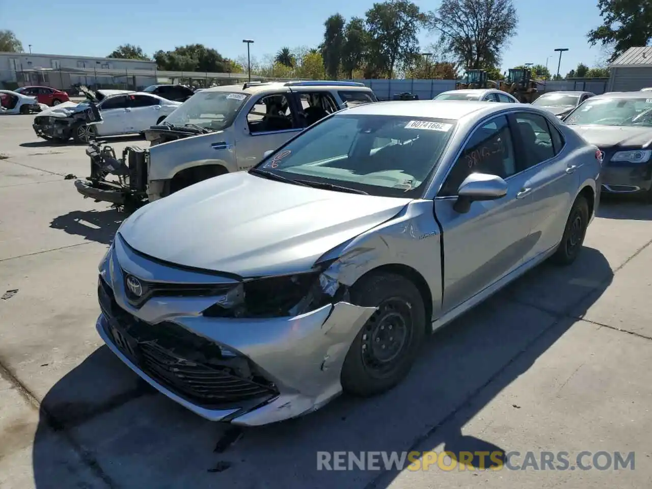 2 Photograph of a damaged car 4T1C31AK6LU019574 TOYOTA CAMRY 2020