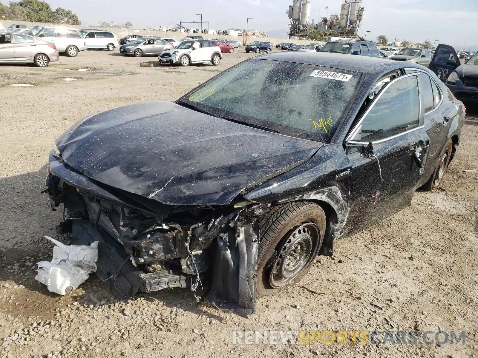 2 Photograph of a damaged car 4T1C31AK6LU529973 TOYOTA CAMRY 2020