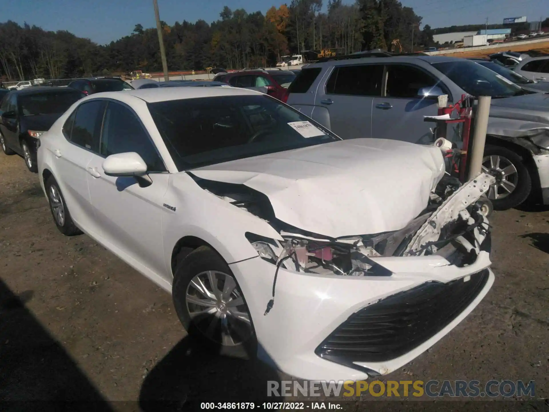 1 Photograph of a damaged car 4T1C31AK7LU521008 TOYOTA CAMRY 2020