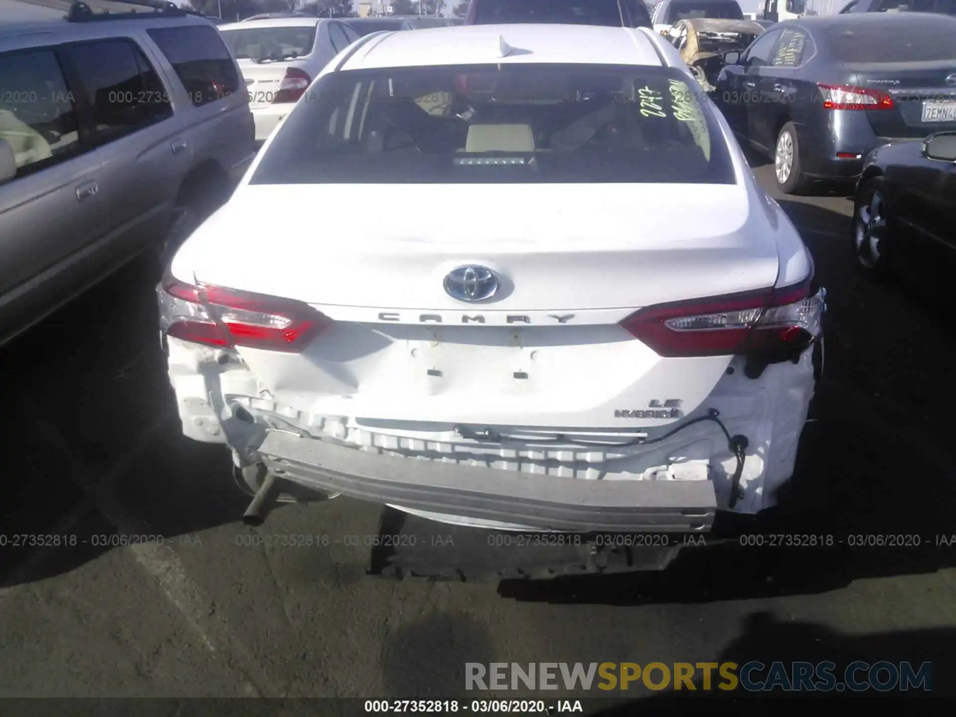 6 Photograph of a damaged car 4T1C31AK7LU522143 TOYOTA CAMRY 2020