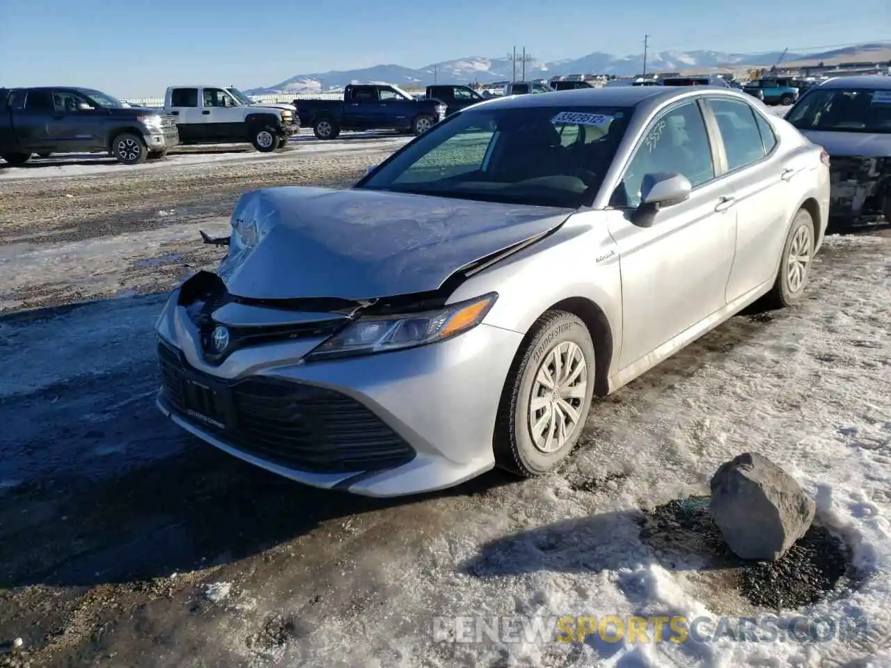 2 Photograph of a damaged car 4T1C31AK8LU519610 TOYOTA CAMRY 2020