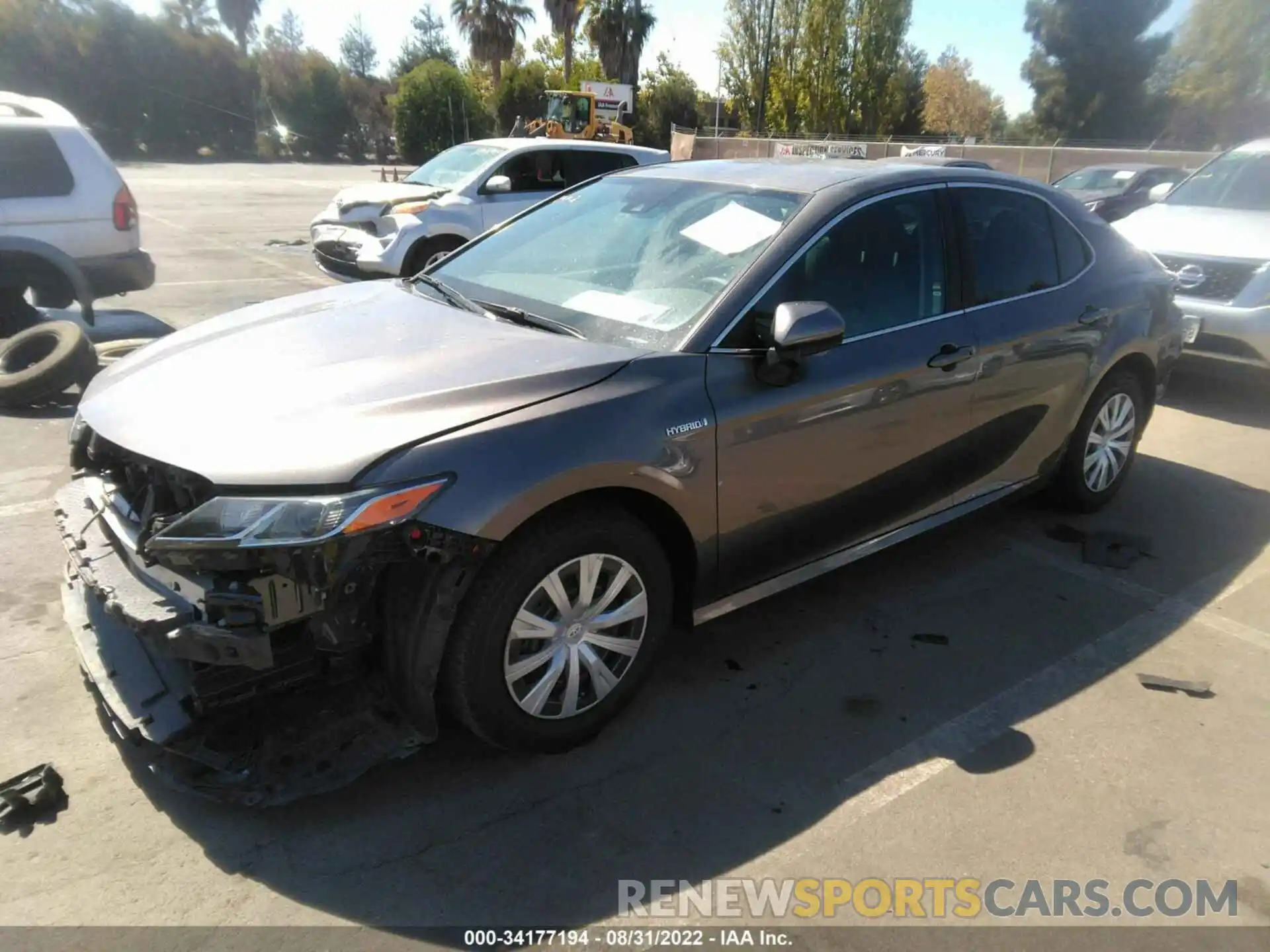 2 Photograph of a damaged car 4T1C31AK8LU535743 TOYOTA CAMRY 2020