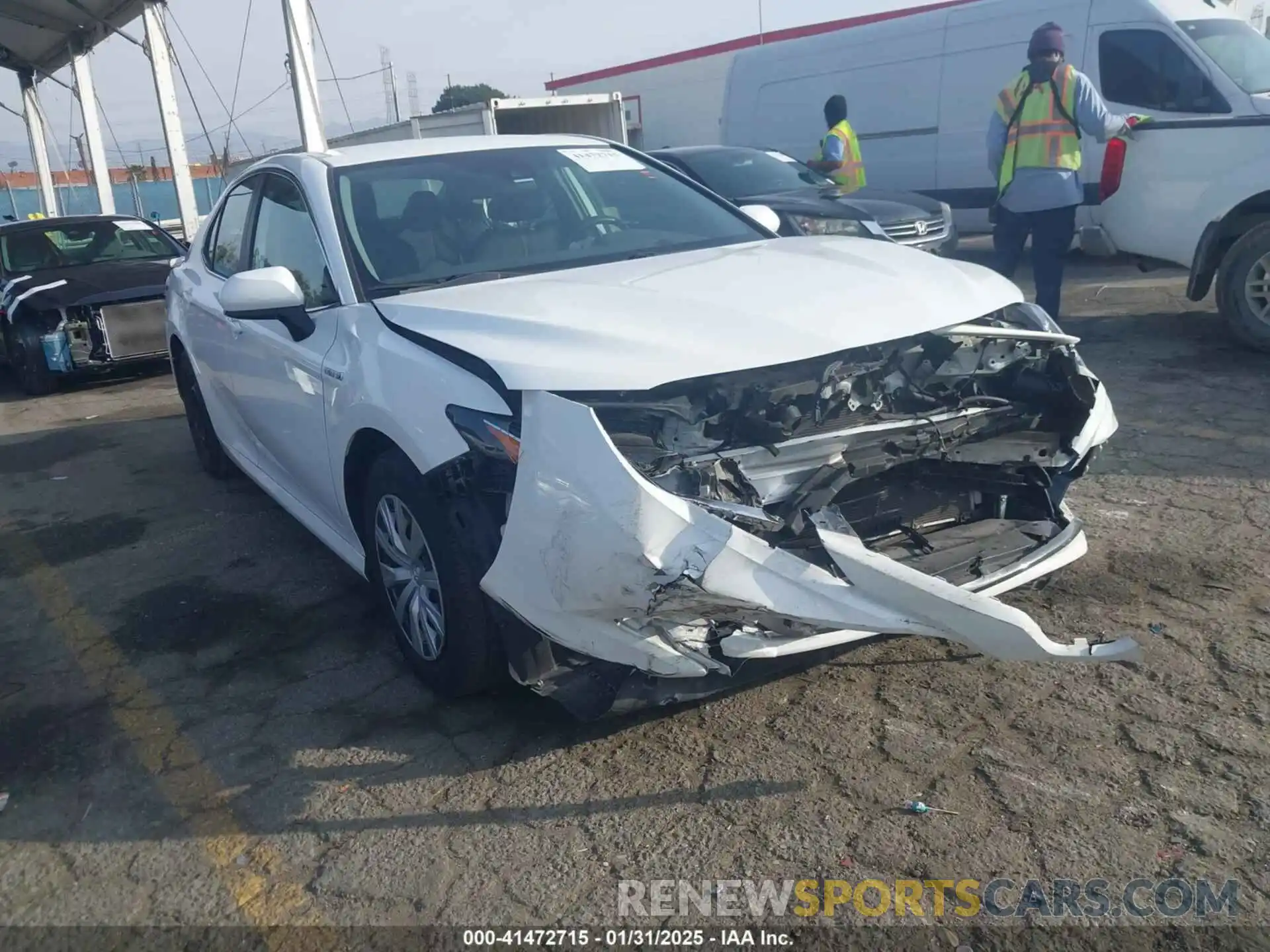 1 Photograph of a damaged car 4T1C31AK9LU018418 TOYOTA CAMRY 2020