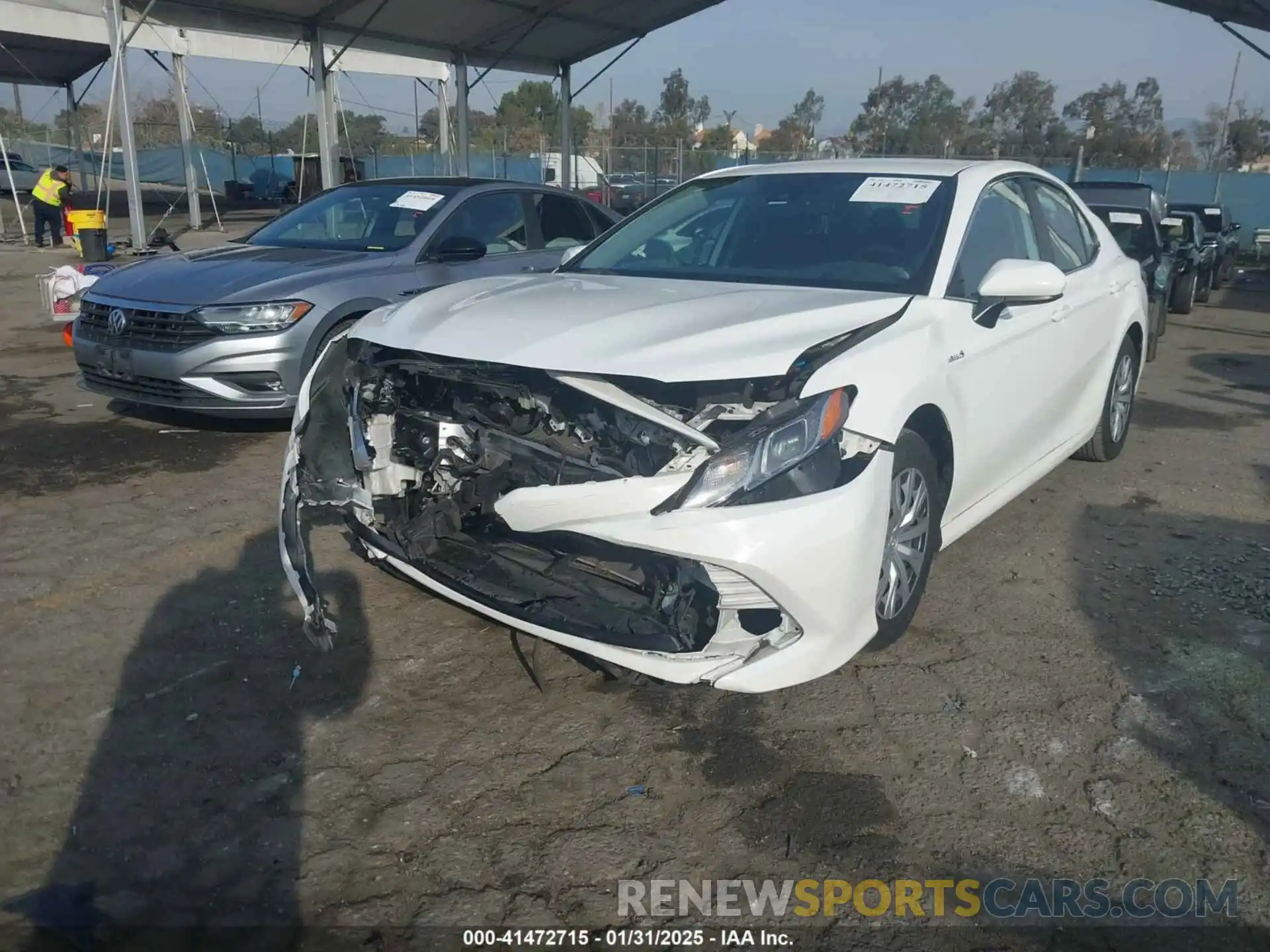 2 Photograph of a damaged car 4T1C31AK9LU018418 TOYOTA CAMRY 2020