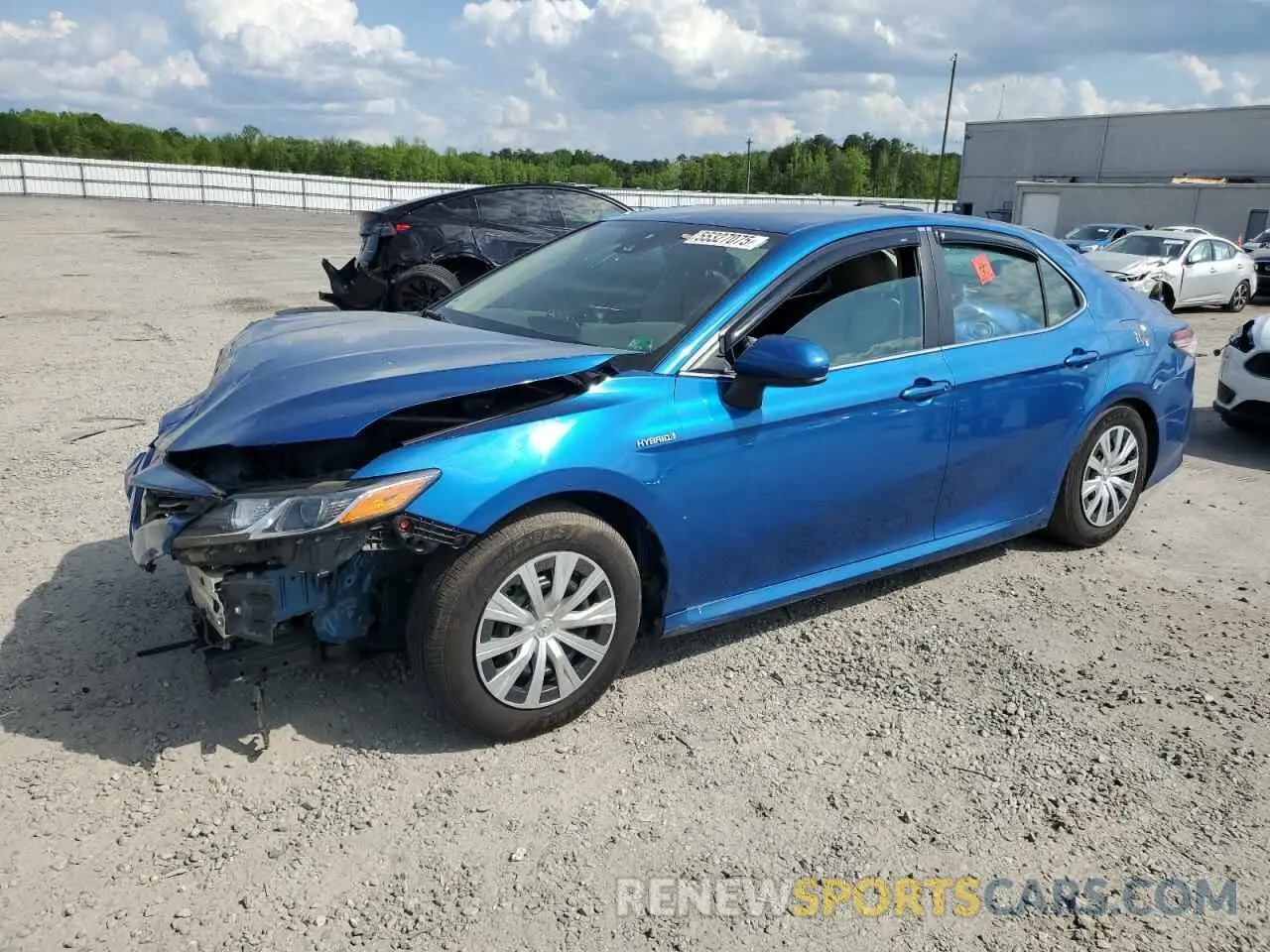 1 Photograph of a damaged car 4T1C31AK9LU019584 TOYOTA CAMRY 2020