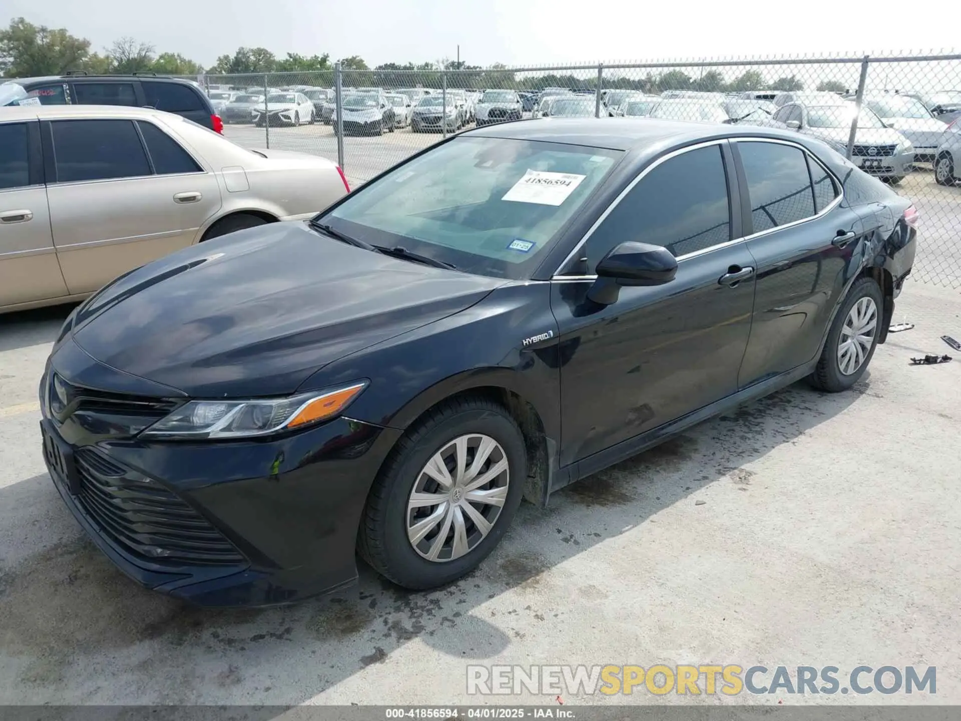 2 Photograph of a damaged car 4T1C31AK9LU019648 TOYOTA CAMRY 2020