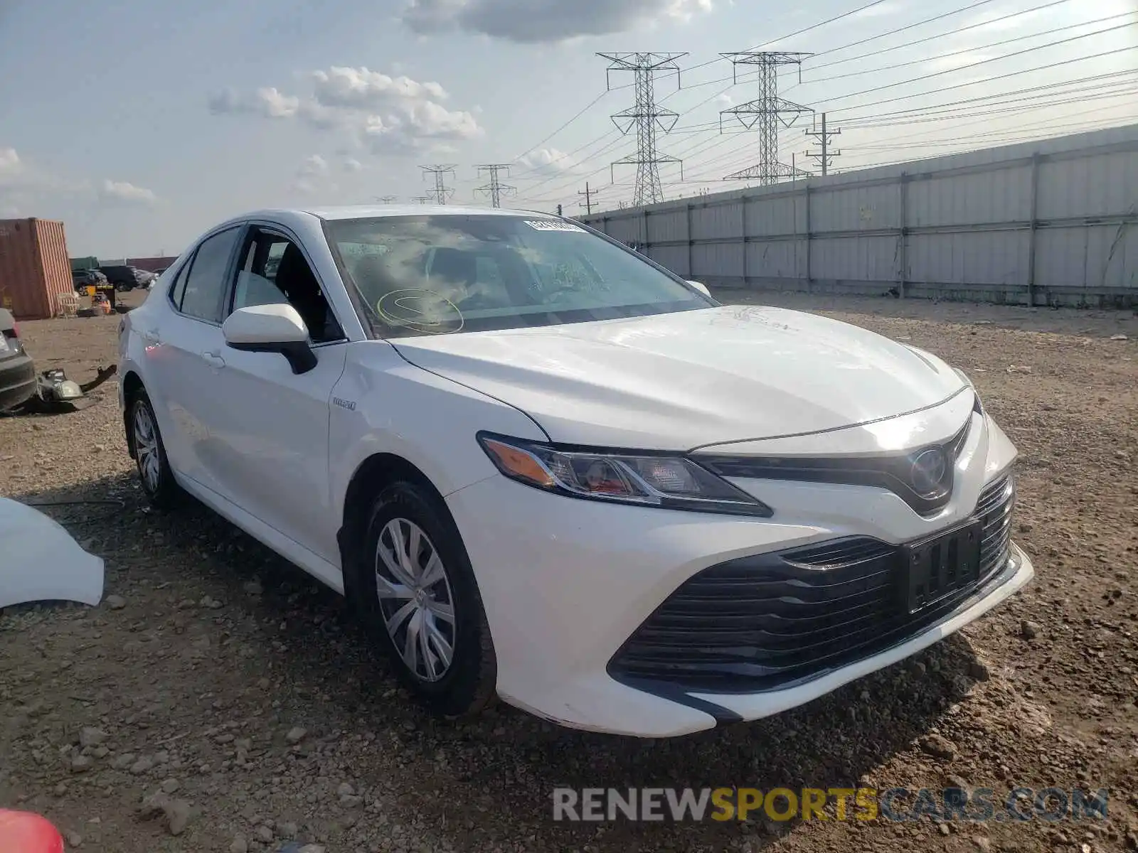 1 Photograph of a damaged car 4T1C31AK9LU522628 TOYOTA CAMRY 2020