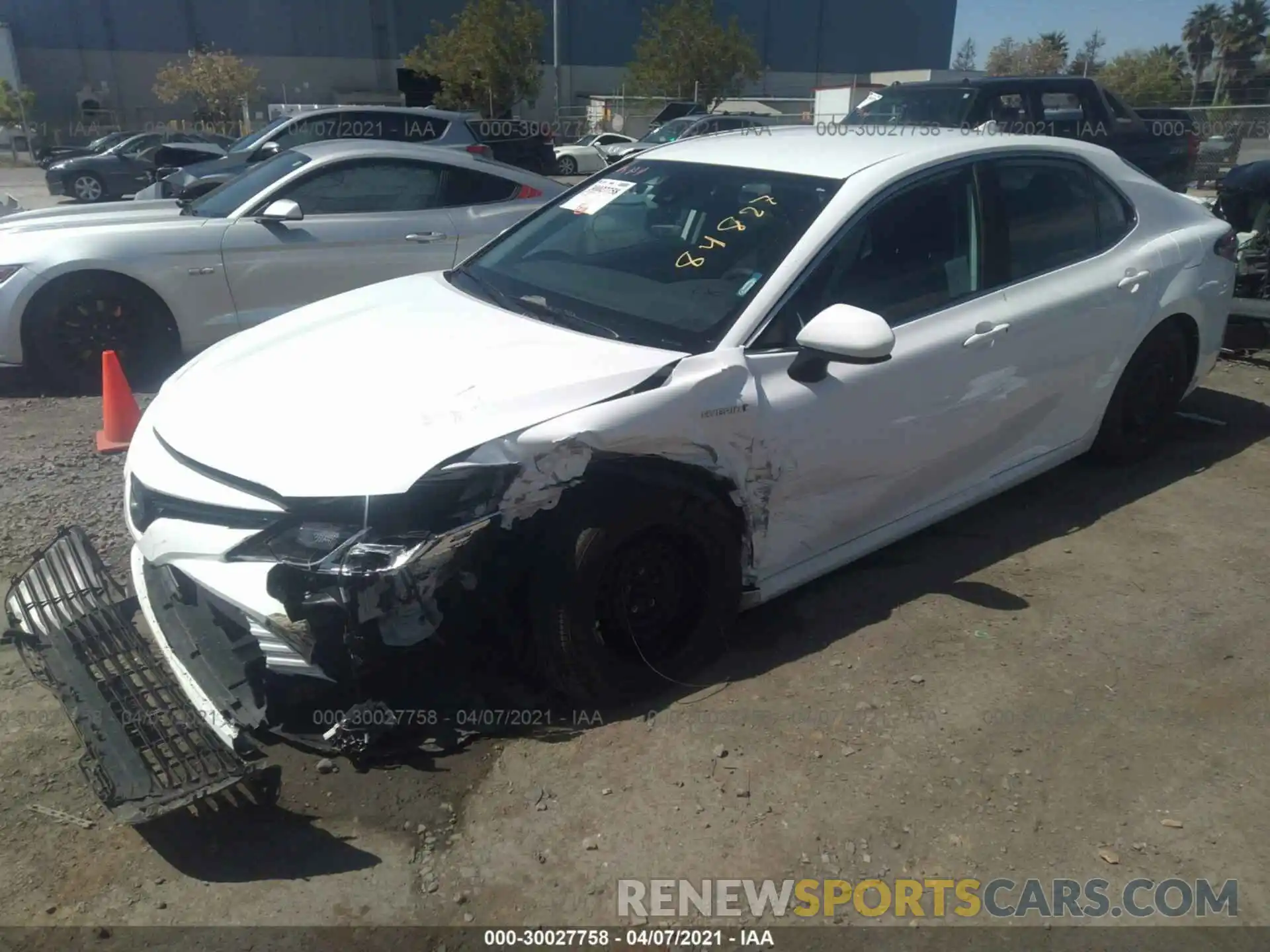 2 Photograph of a damaged car 4T1C31AK9LU536030 TOYOTA CAMRY 2020