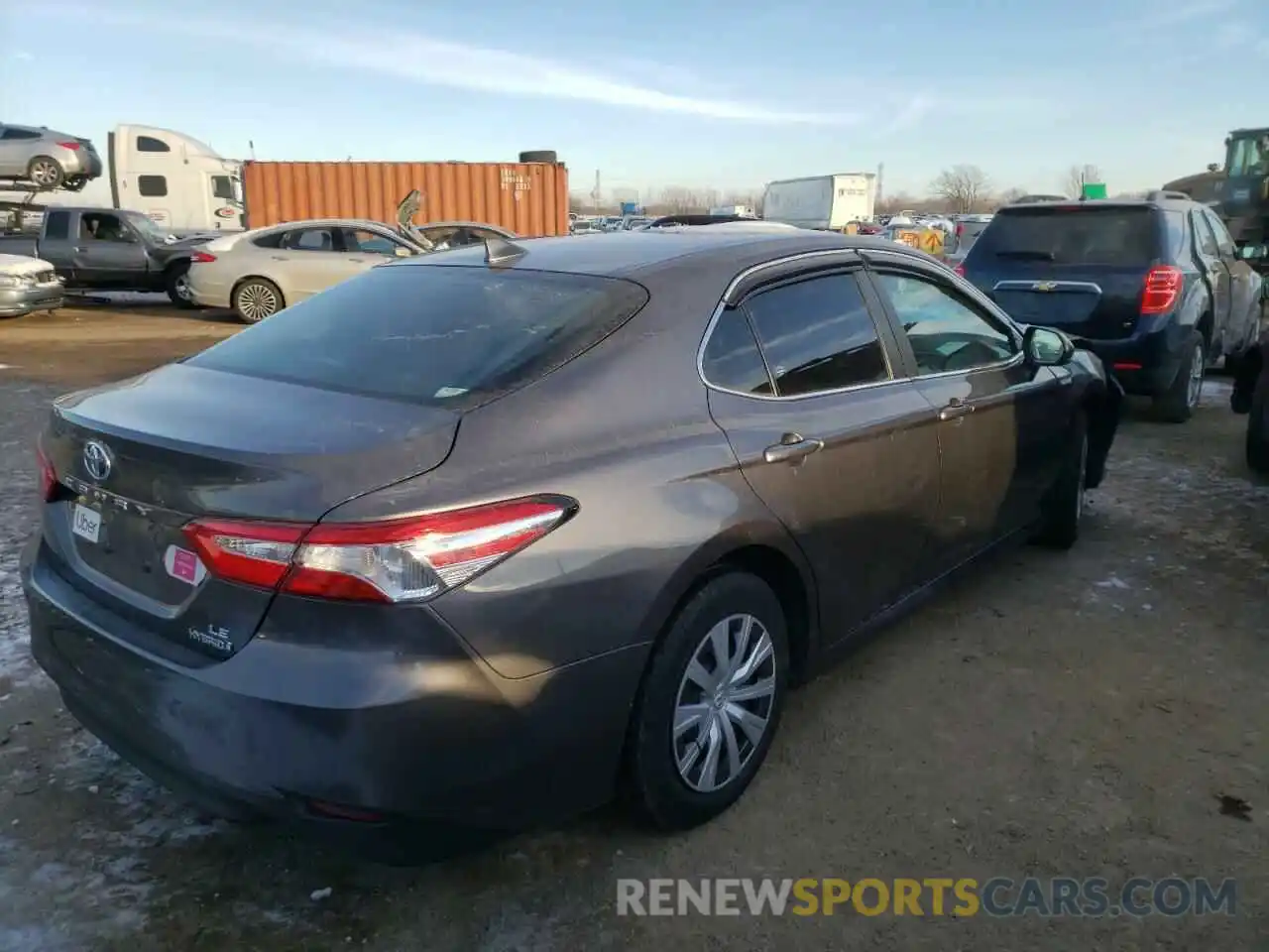 4 Photograph of a damaged car 4T1C31AKXLU013311 TOYOTA CAMRY 2020