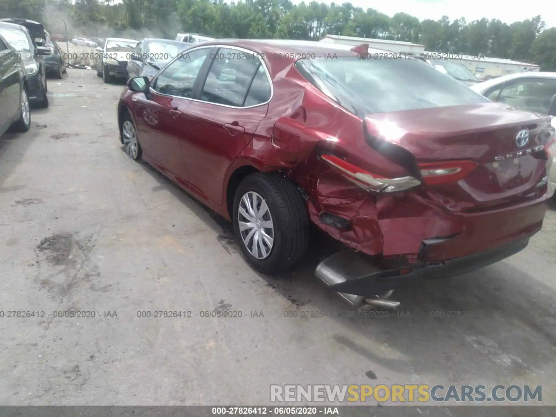 6 Photograph of a damaged car 4T1C31AKXLU530611 TOYOTA CAMRY 2020