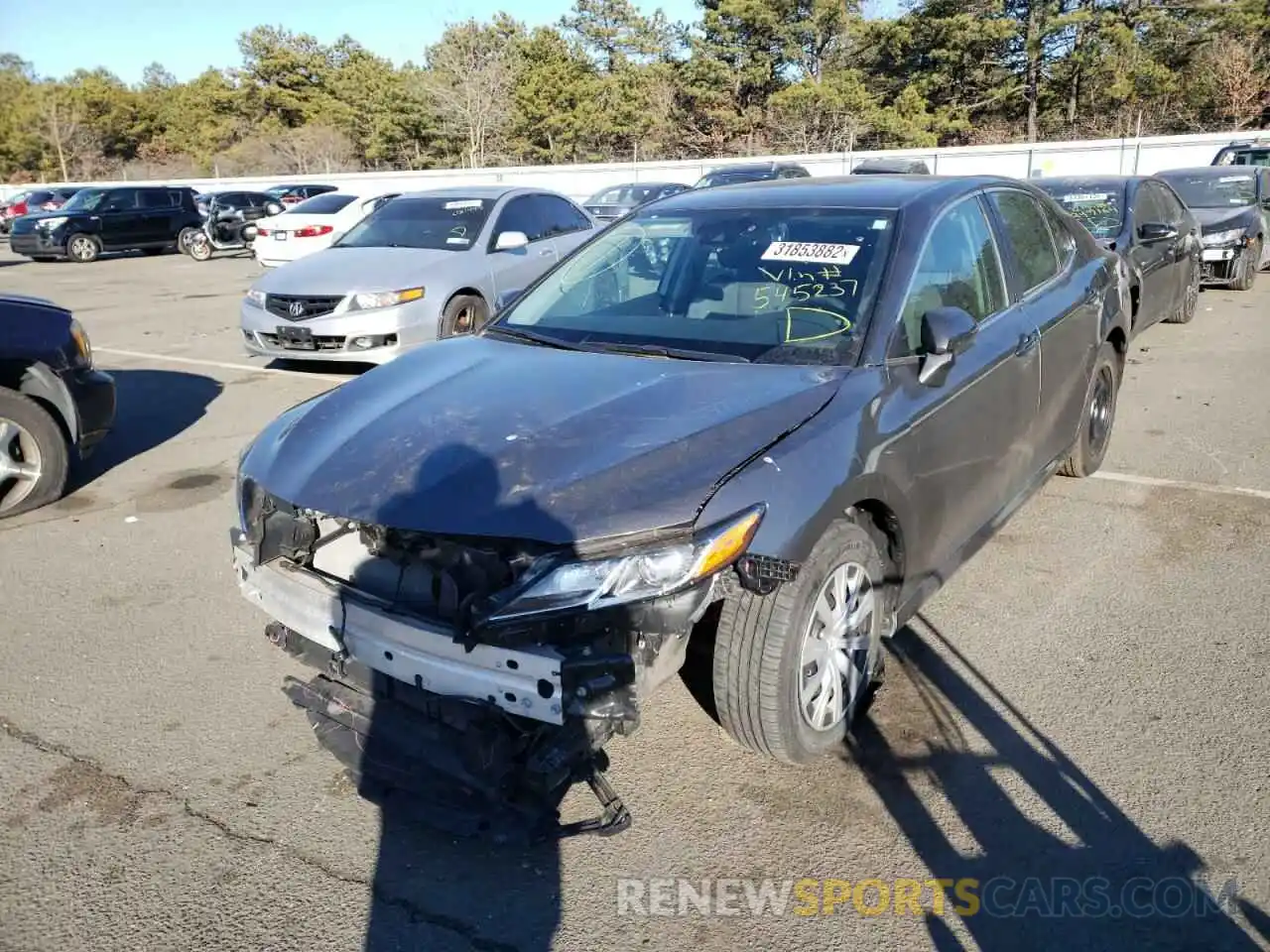 2 Photograph of a damaged car 4T1C31AKXLU545237 TOYOTA CAMRY 2020