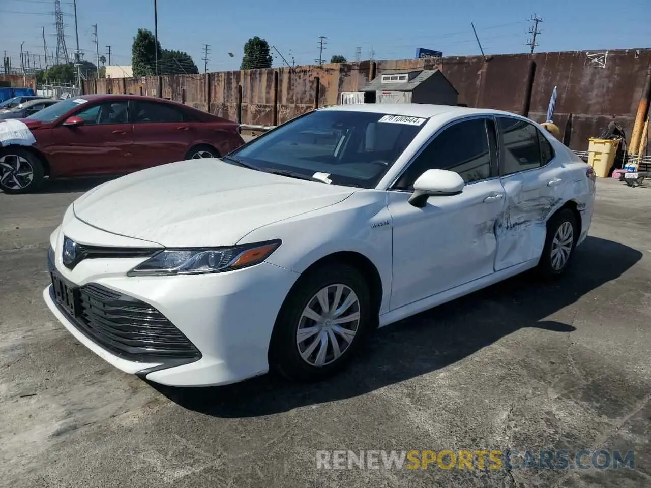 1 Photograph of a damaged car 4T1C31AKXLU546310 TOYOTA CAMRY 2020