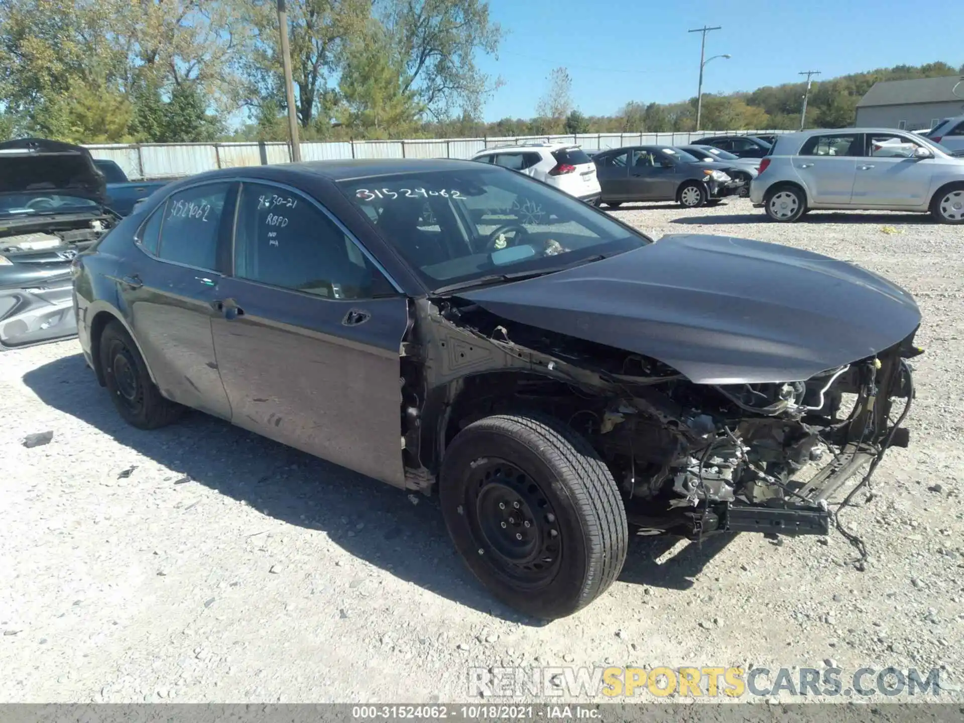 1 Photograph of a damaged car 4T1E31AK1LU522163 TOYOTA CAMRY 2020