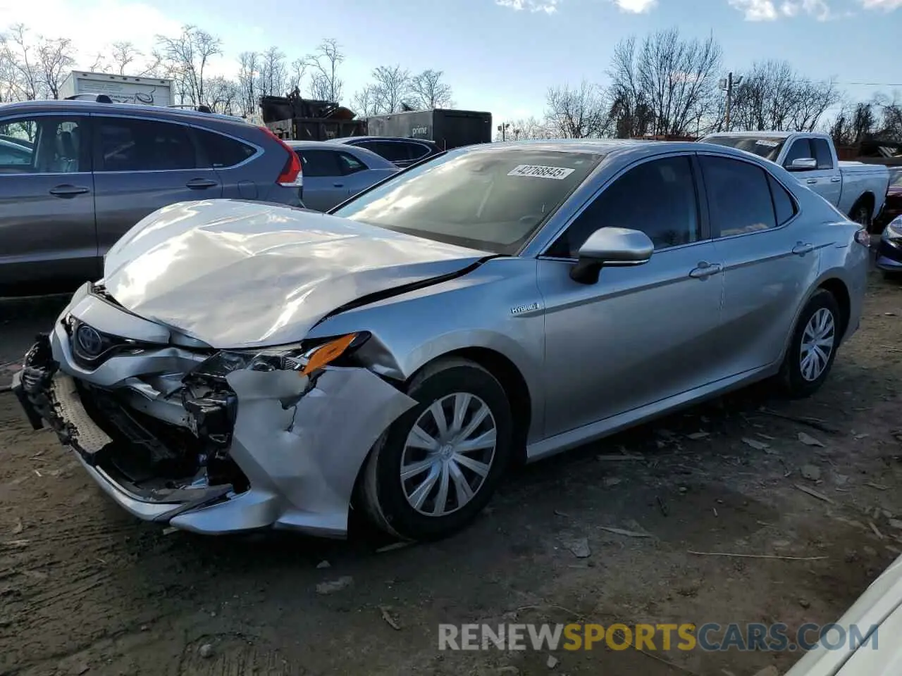 1 Photograph of a damaged car 4T1E31AK1LU540856 TOYOTA CAMRY 2020