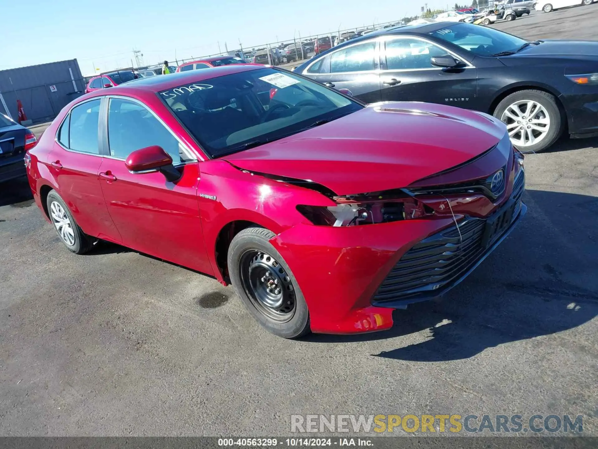 1 Photograph of a damaged car 4T1E31AK7LU545138 TOYOTA CAMRY 2020
