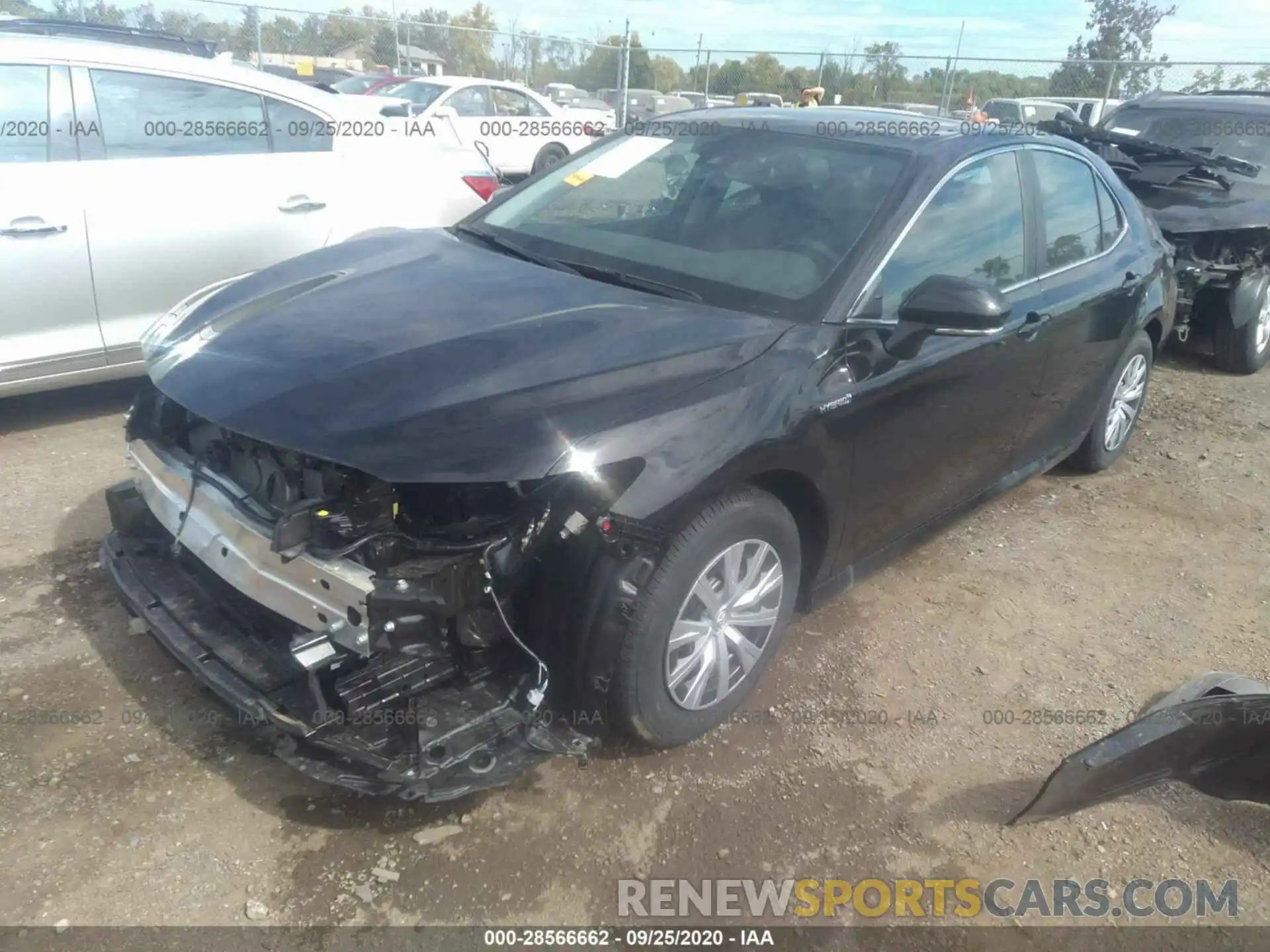 2 Photograph of a damaged car 4T1E31AK8LU534665 TOYOTA CAMRY 2020