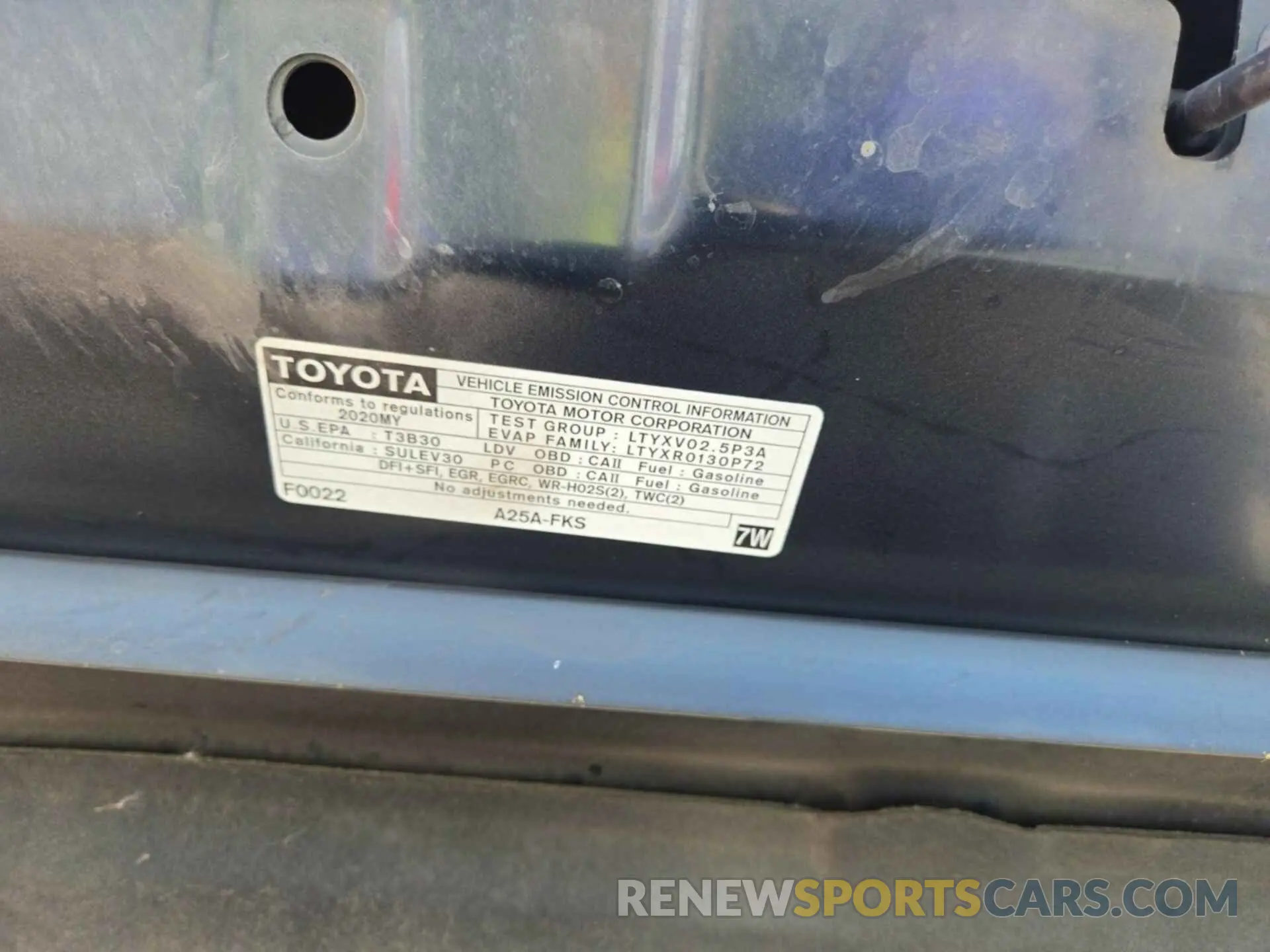 6 Photograph of a damaged car 4T1F11AK1LU857756 TOYOTA CAMRY 2020