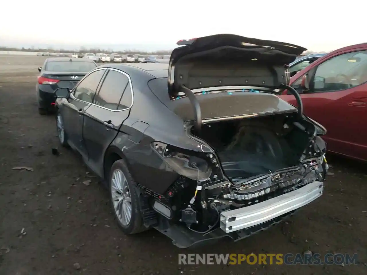 3 Photograph of a damaged car 4T1F11AK2LU876543 TOYOTA CAMRY 2020