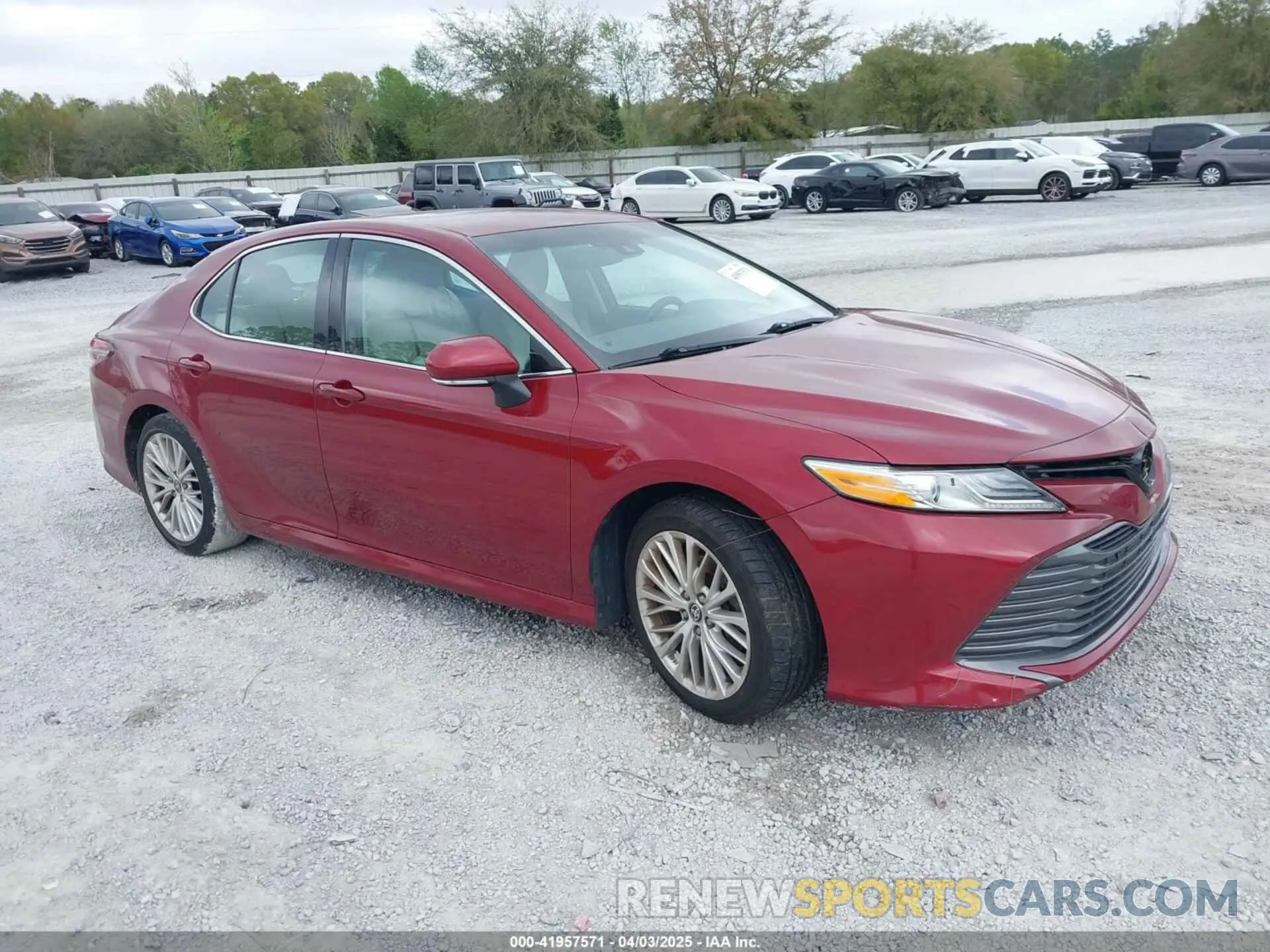 1 Photograph of a damaged car 4T1F11AK4LU316894 TOYOTA CAMRY 2020