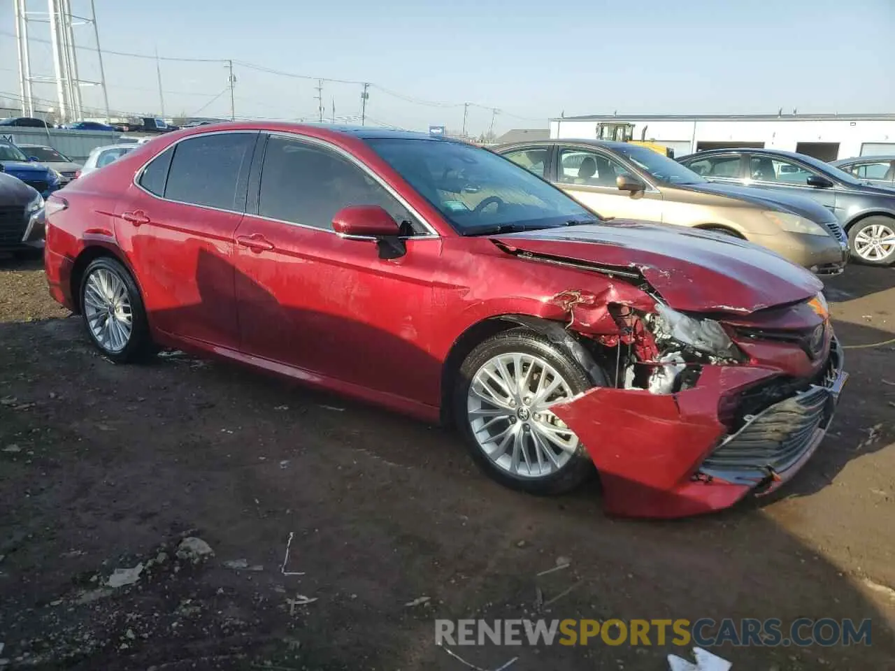 4 Photograph of a damaged car 4T1F11AK6LU991453 TOYOTA CAMRY 2020