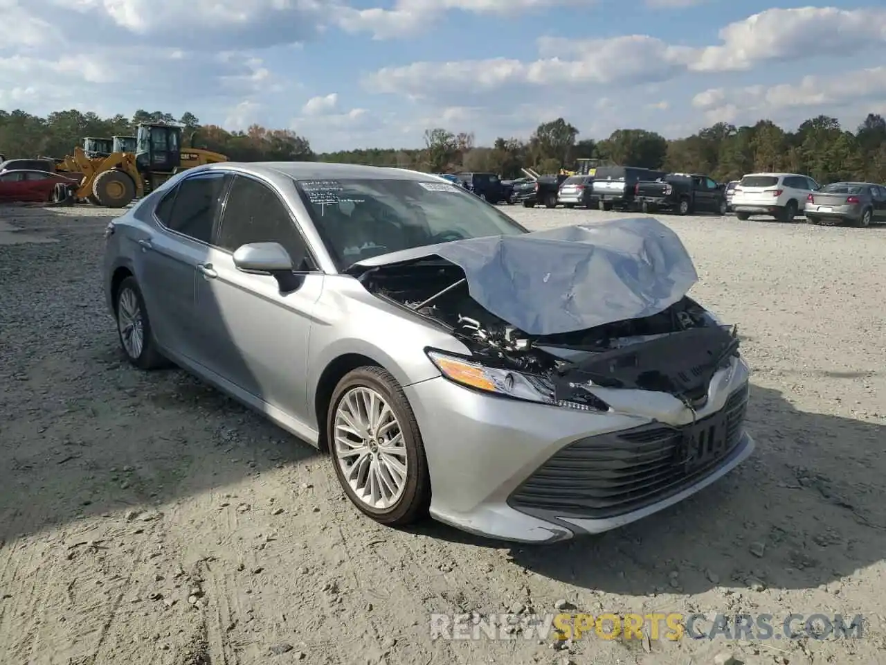 1 Photograph of a damaged car 4T1F11AK7LU963869 TOYOTA CAMRY 2020