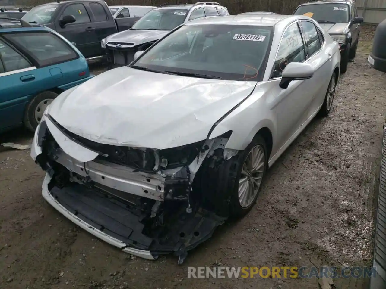 2 Photograph of a damaged car 4T1F11BK1LU003736 TOYOTA CAMRY 2020