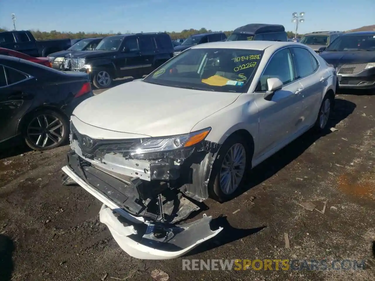 2 Photograph of a damaged car 4T1F11BK4LU012267 TOYOTA CAMRY 2020