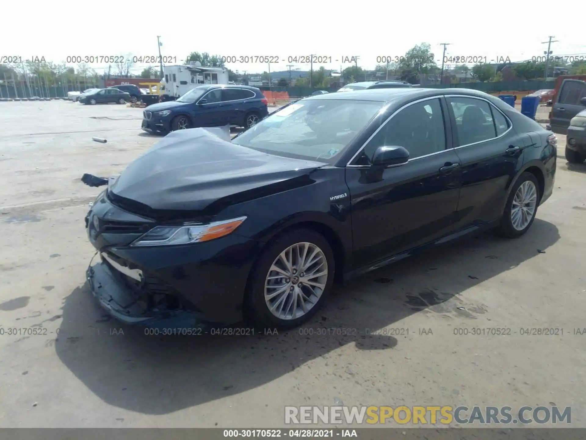 2 Photograph of a damaged car 4T1F31AK0LU539363 TOYOTA CAMRY 2020