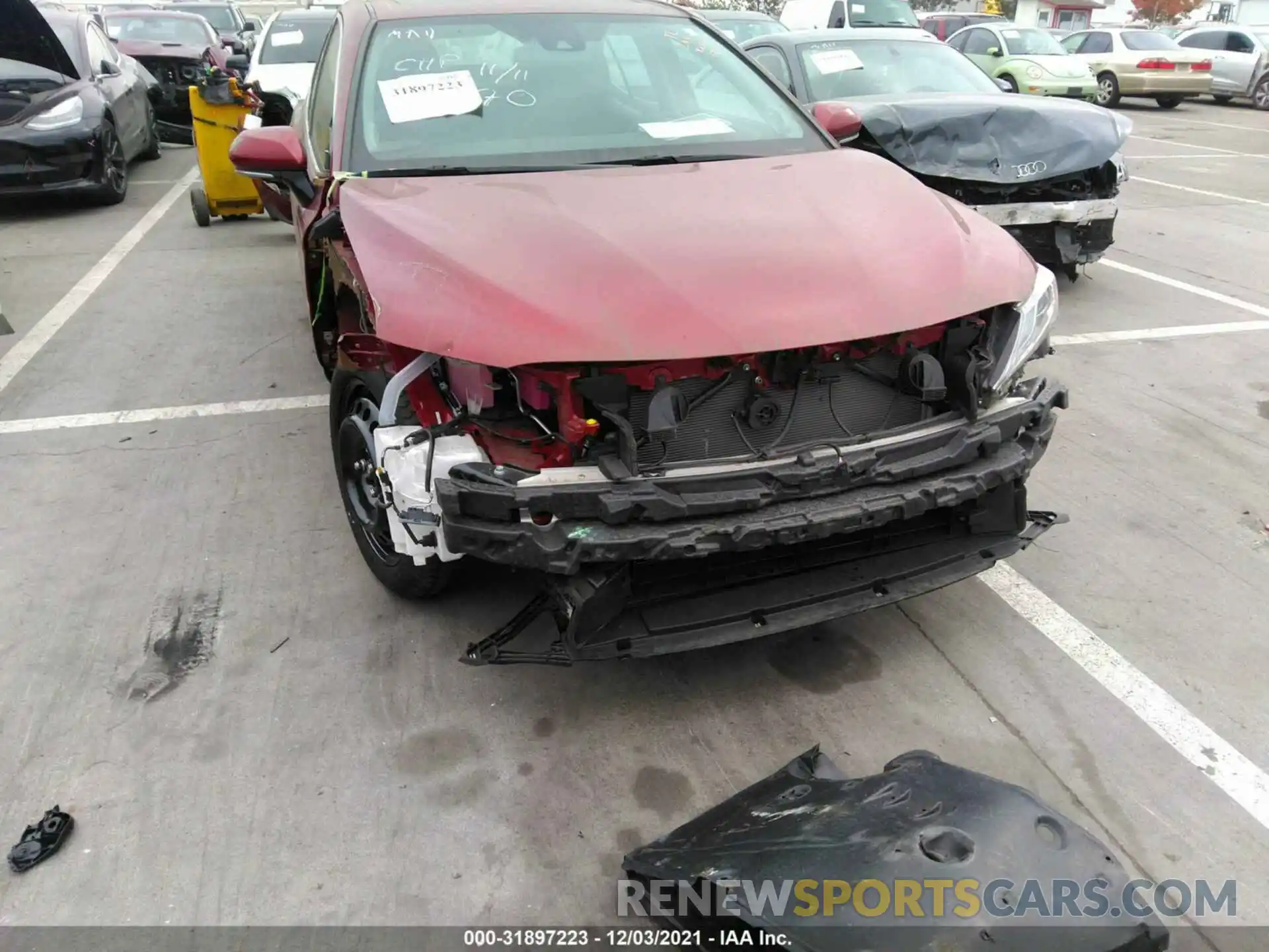 6 Photograph of a damaged car 4T1F31AK2LU012912 TOYOTA CAMRY 2020