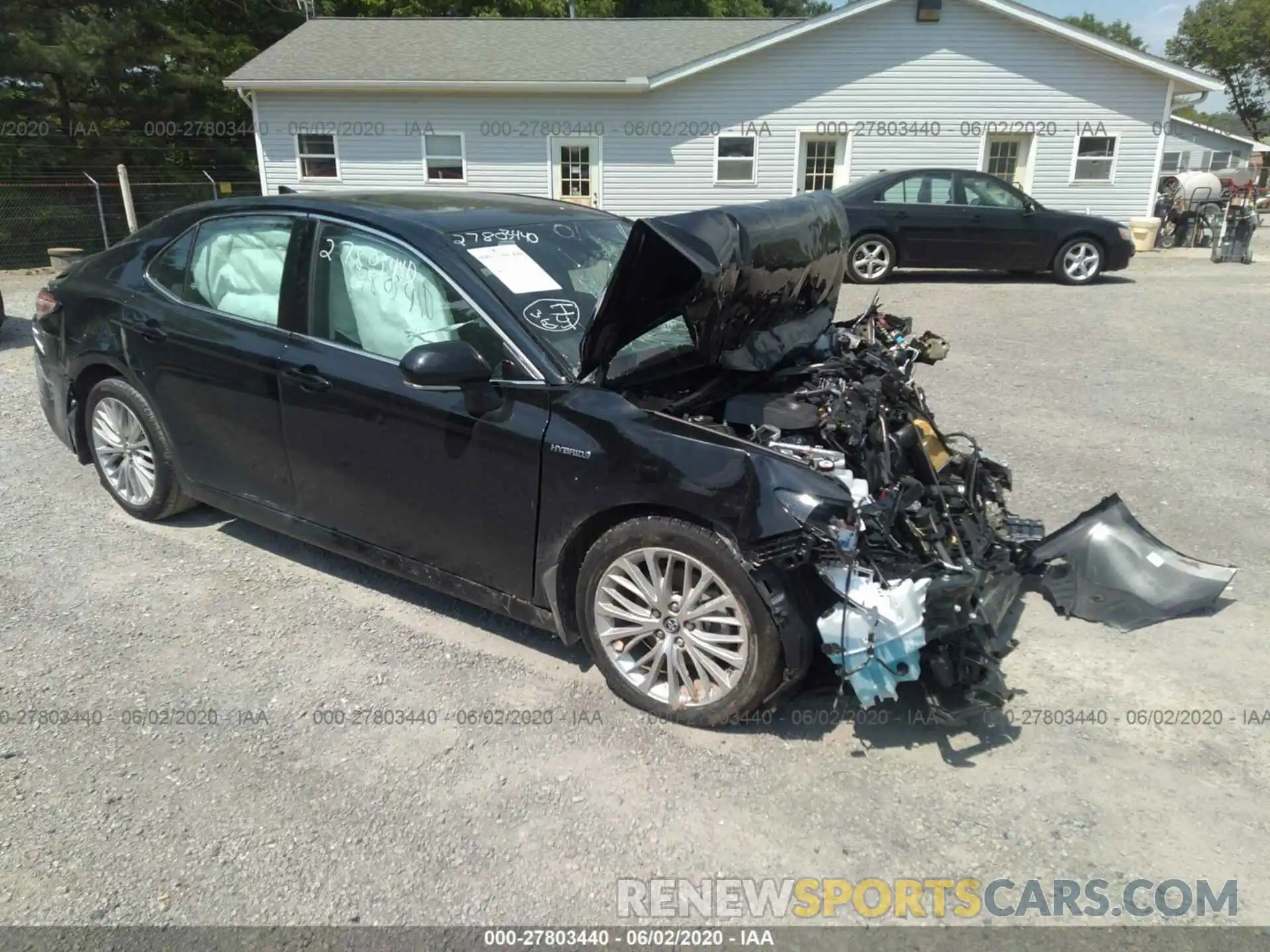 1 Photograph of a damaged car 4T1F31AK4LU009512 TOYOTA CAMRY 2020