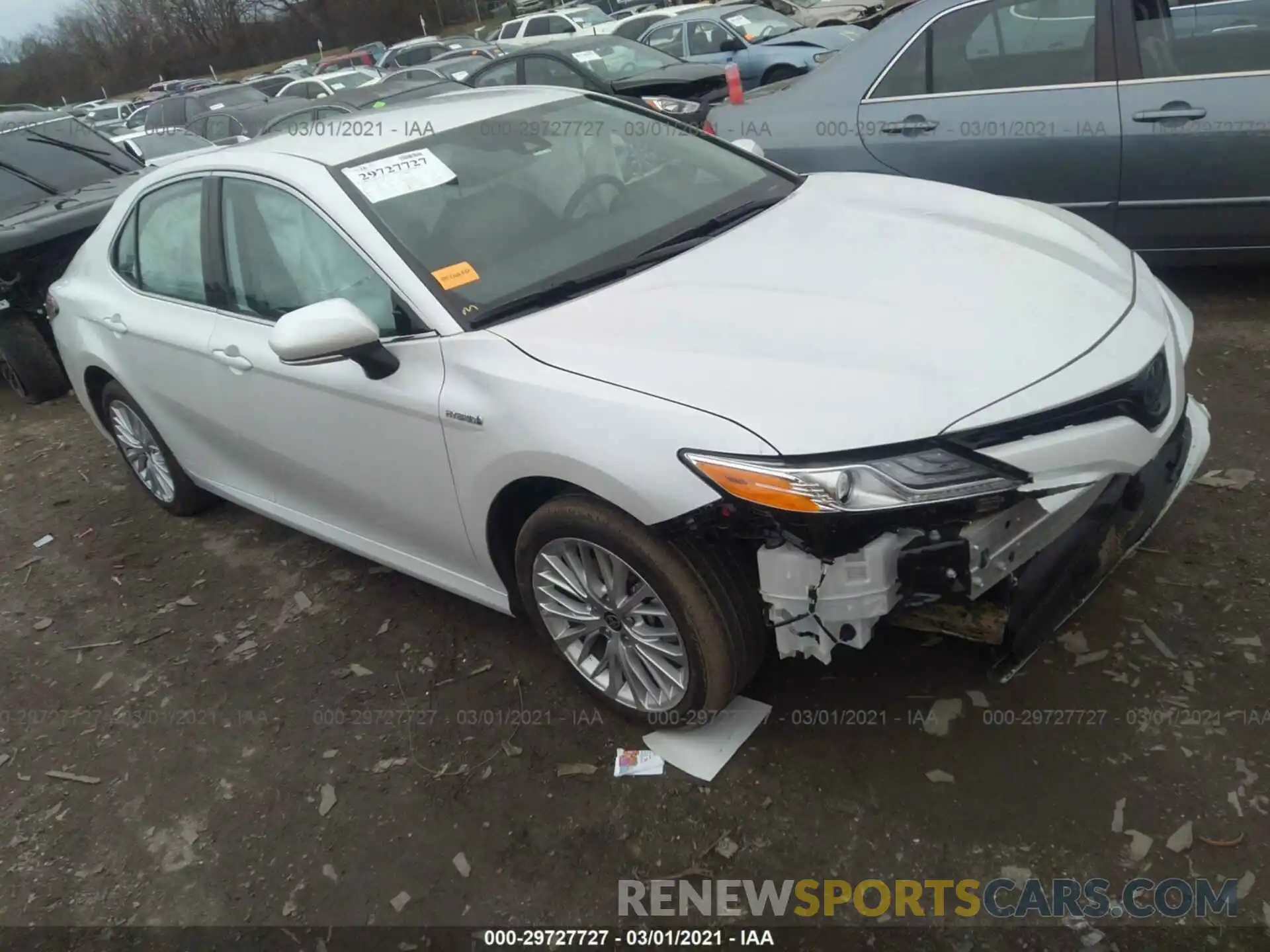 1 Photograph of a damaged car 4T1F31AK4LU542167 TOYOTA CAMRY 2020