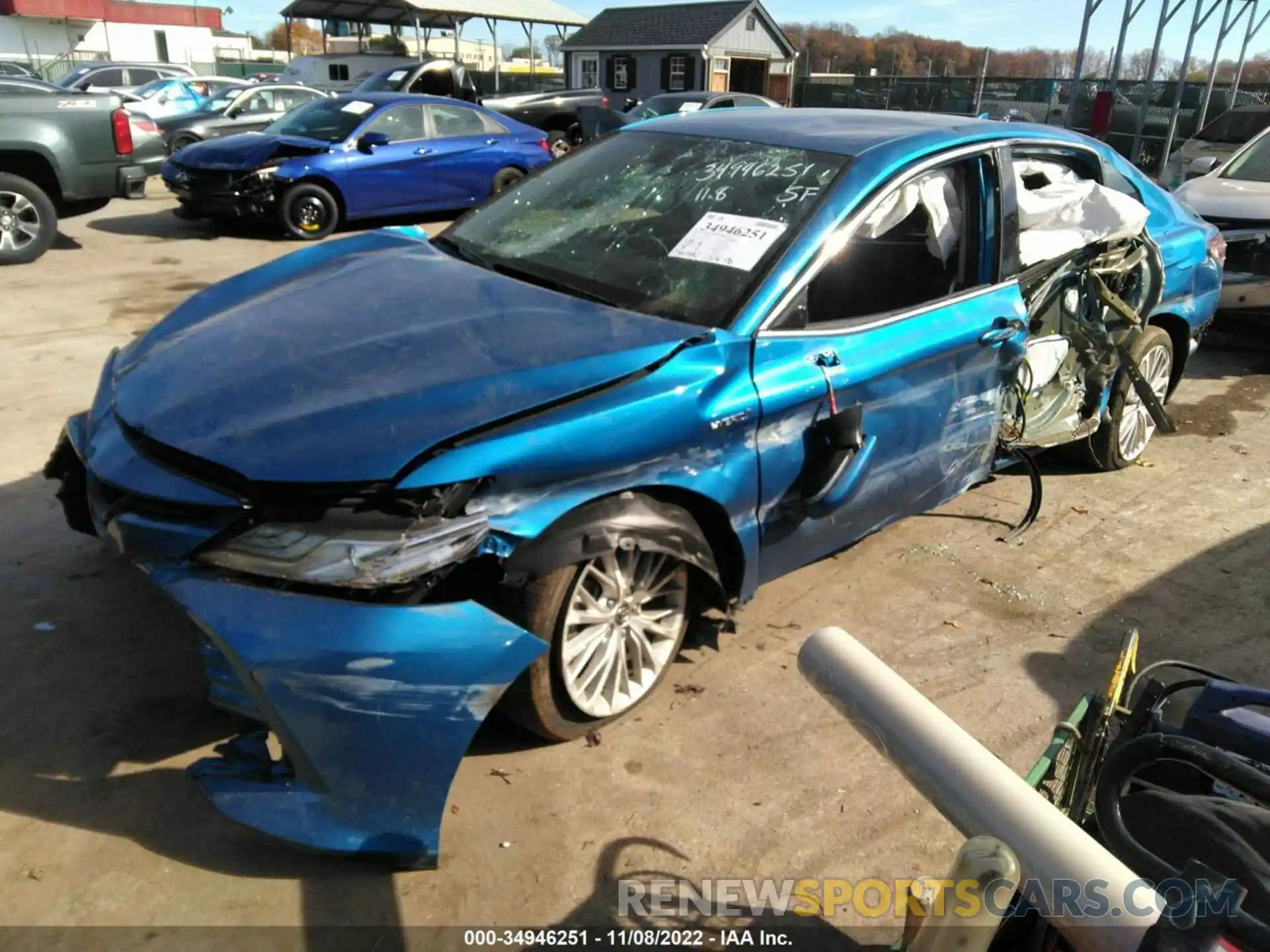 2 Photograph of a damaged car 4T1F31AK7LU009794 TOYOTA CAMRY 2020