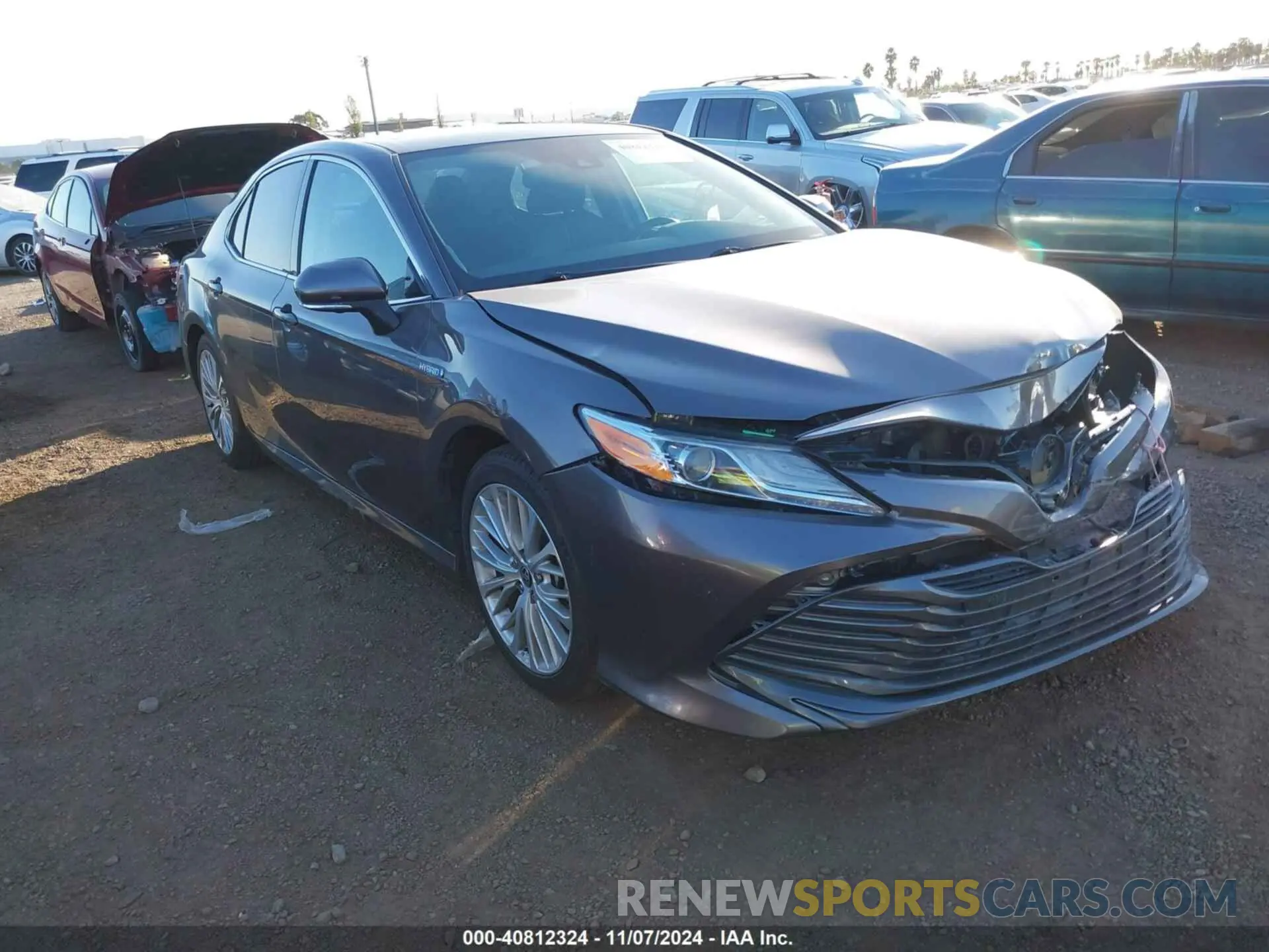 1 Photograph of a damaged car 4T1F31AK7LU535925 TOYOTA CAMRY 2020