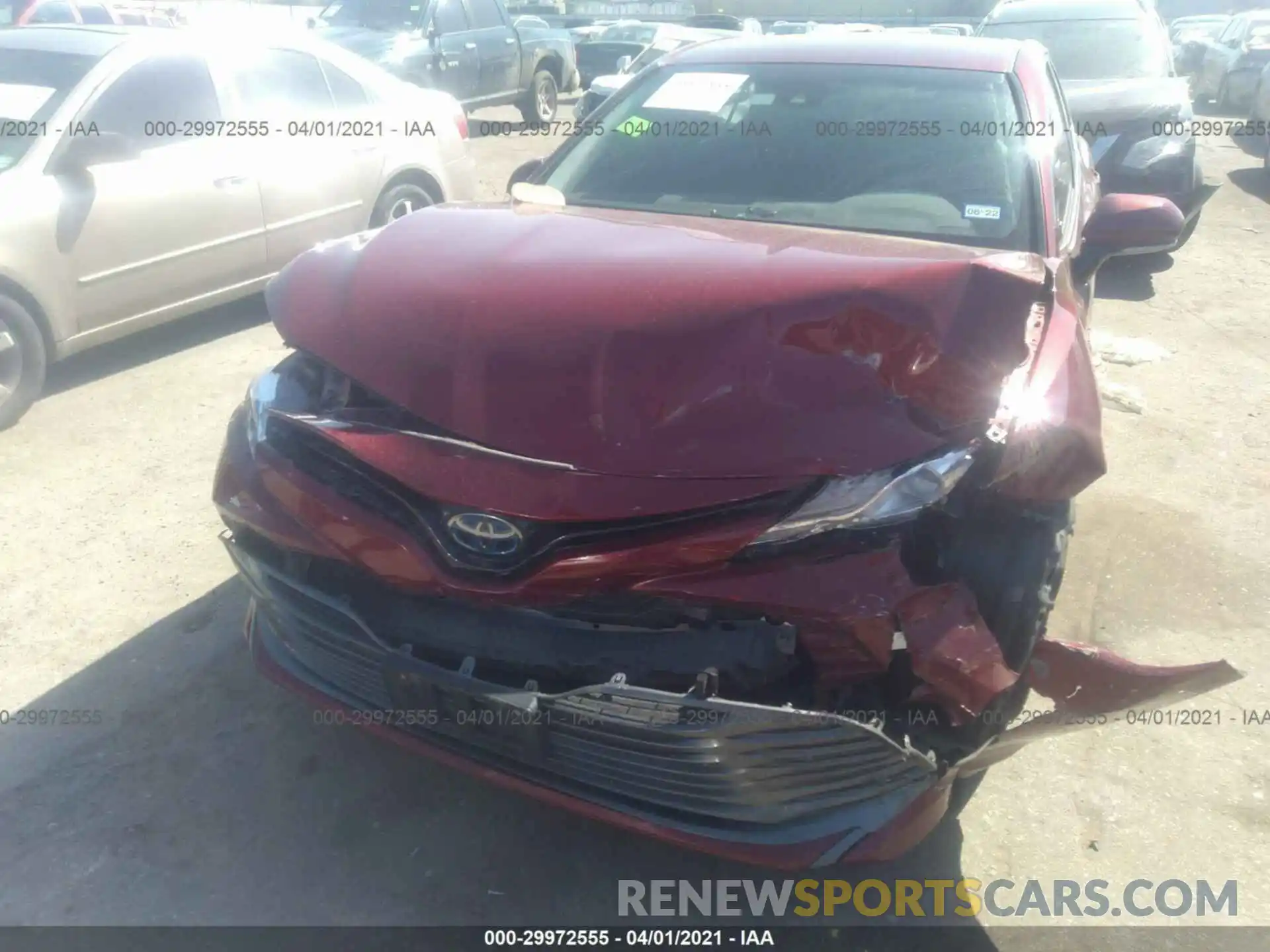 6 Photograph of a damaged car 4T1F31AK7LU540123 TOYOTA CAMRY 2020