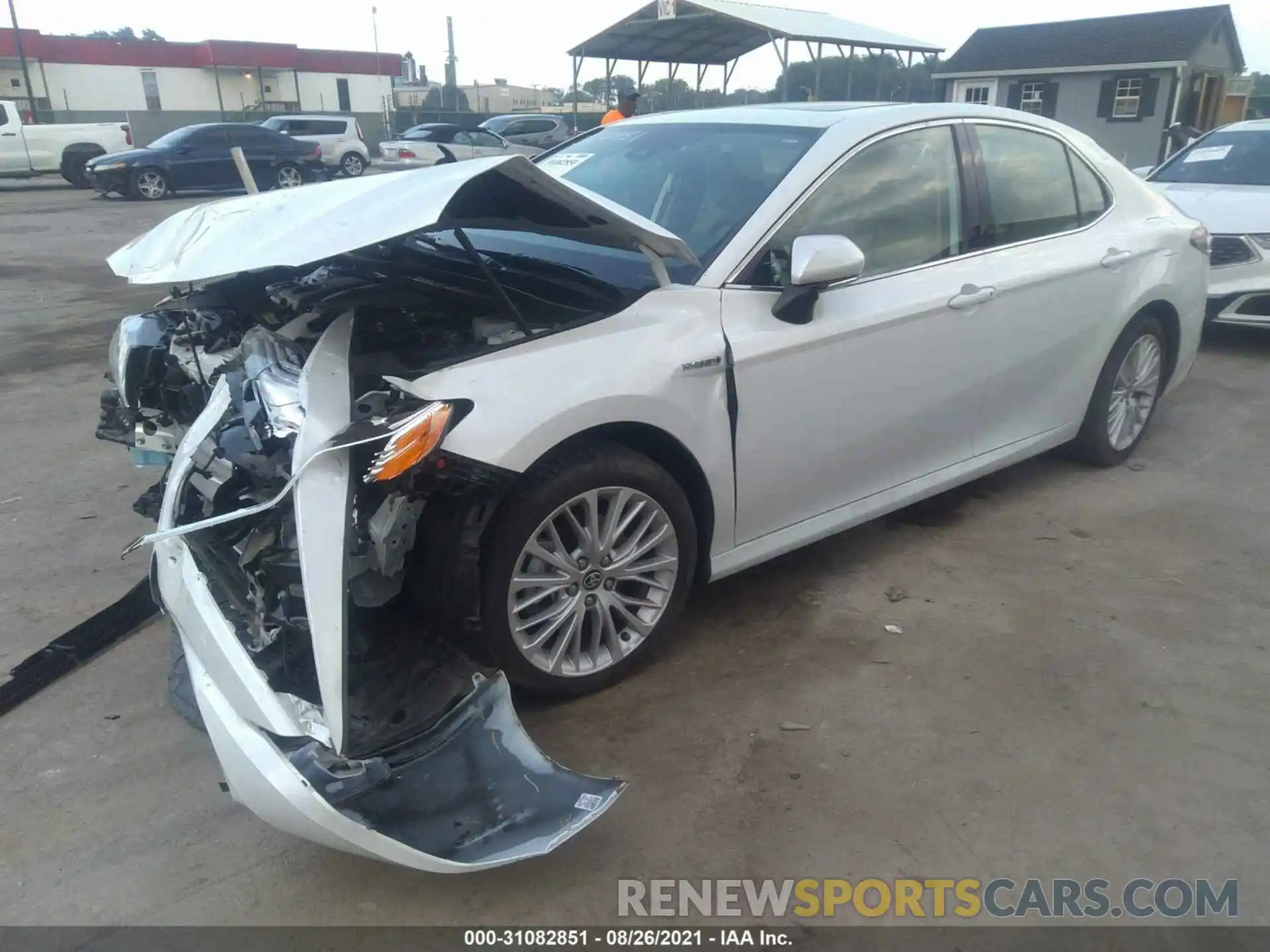 2 Photograph of a damaged car 4T1F31AK9LU014463 TOYOTA CAMRY 2020