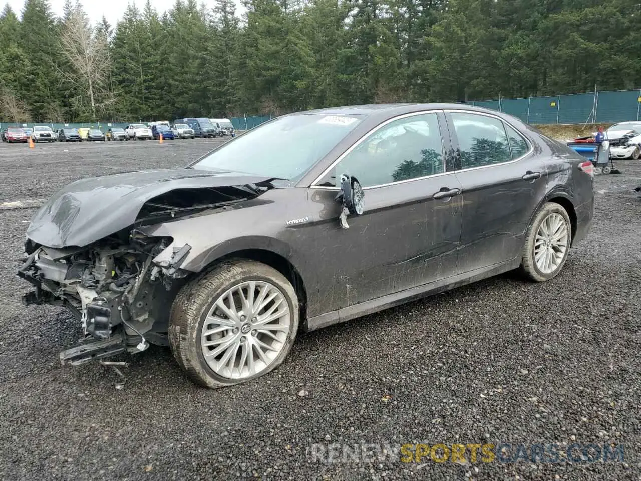 1 Photograph of a damaged car 4T1F31AK9LU519788 TOYOTA CAMRY 2020