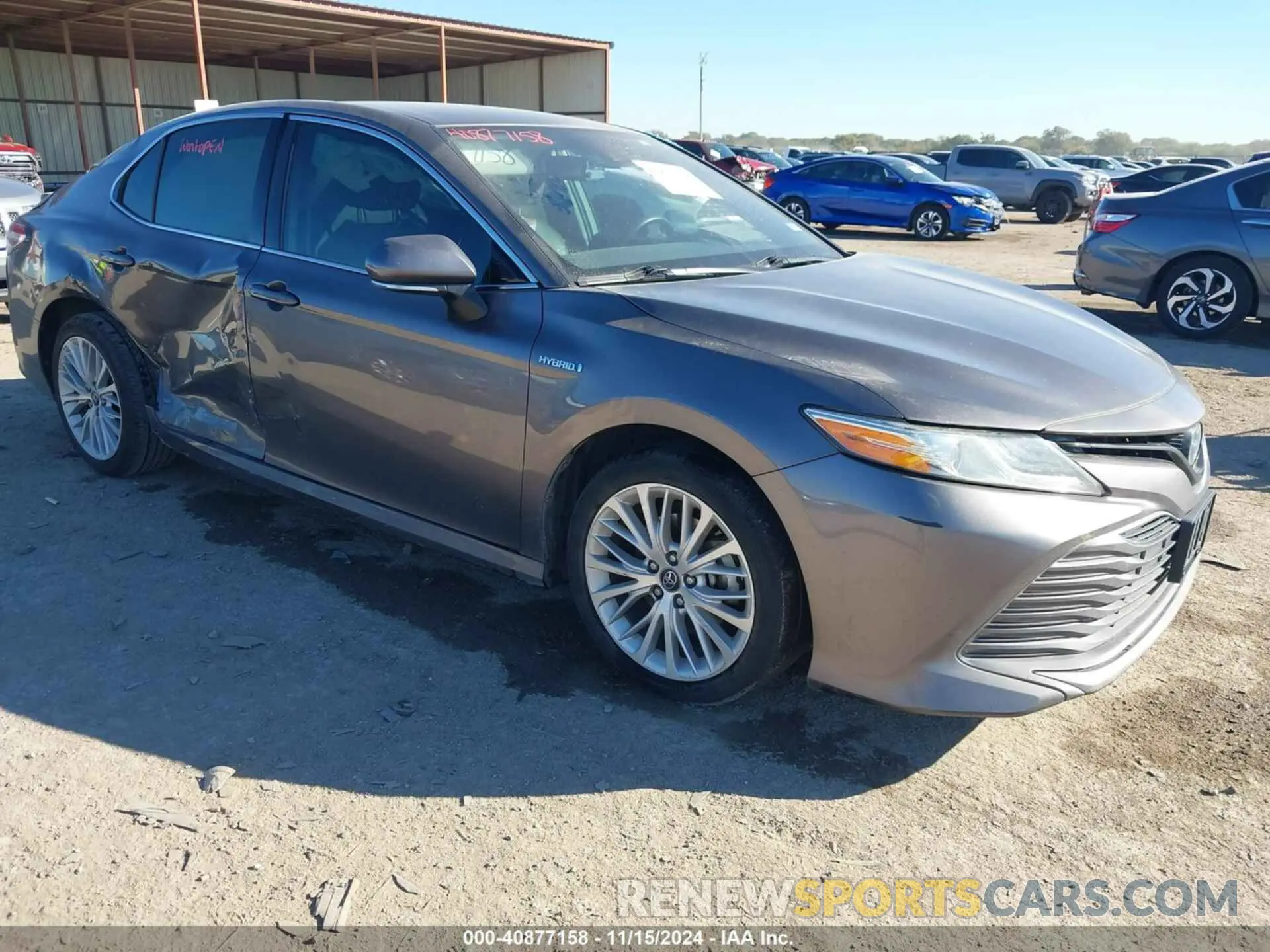 1 Photograph of a damaged car 4T1F31AK9LU521007 TOYOTA CAMRY 2020