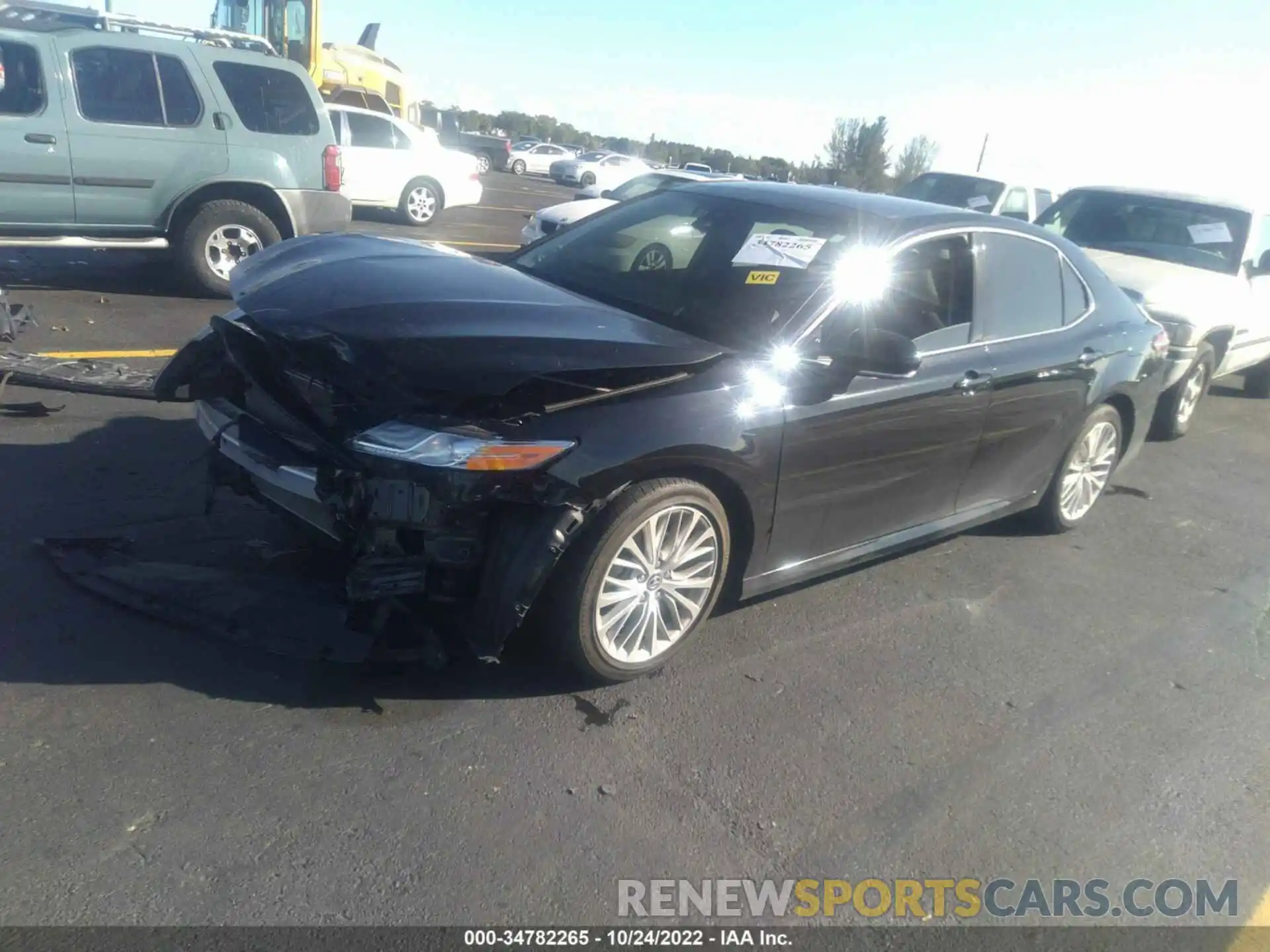 2 Photograph of a damaged car 4T1FZ1AK5LU033591 TOYOTA CAMRY 2020