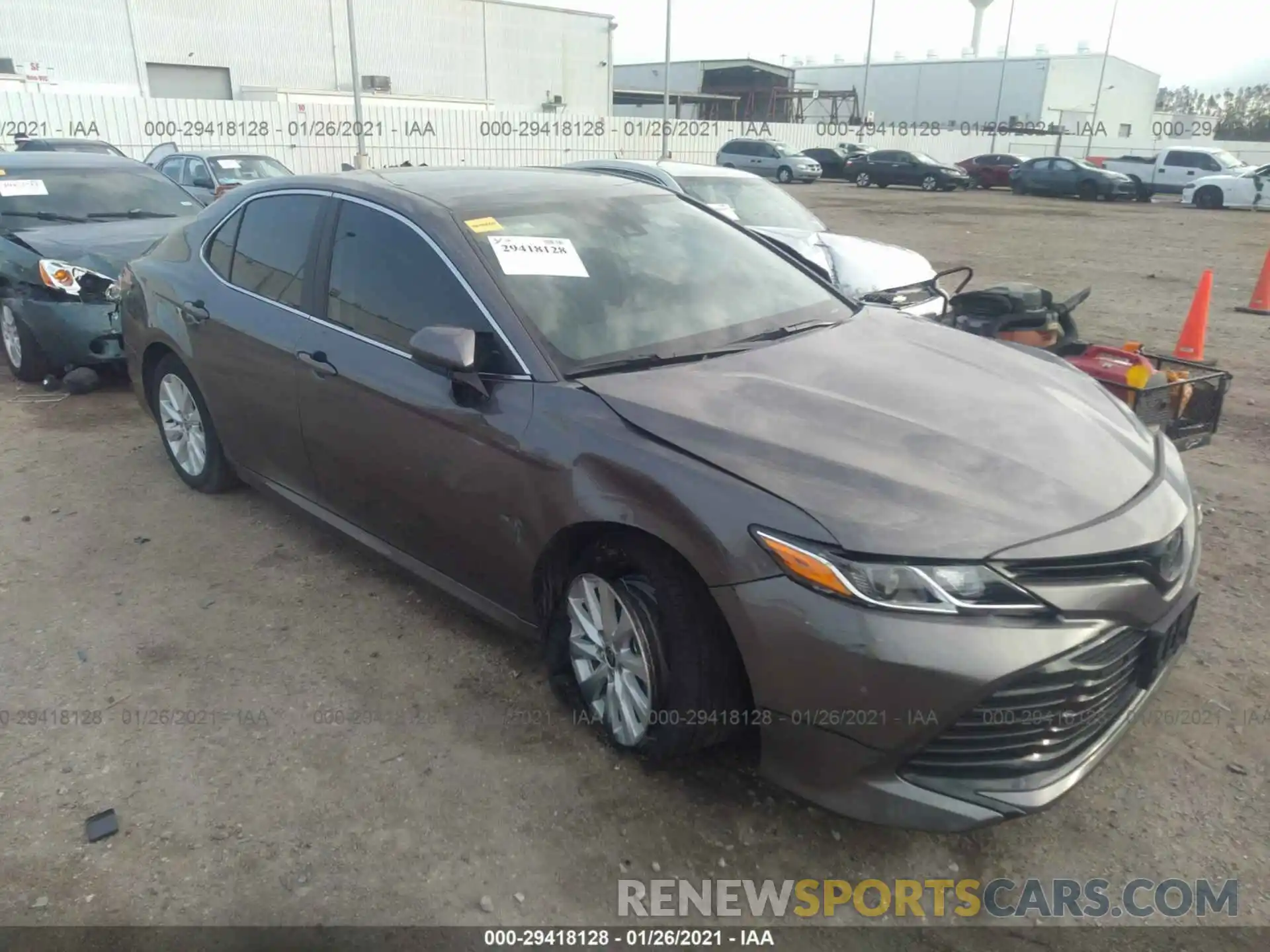 1 Photograph of a damaged car 4T1G11A0K0L0U3600 TOYOTA CAMRY 2020