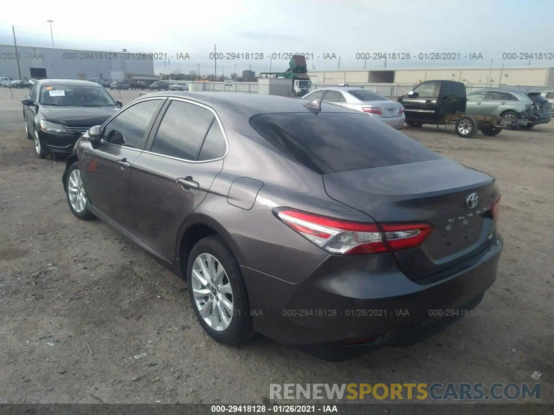 3 Photograph of a damaged car 4T1G11A0K0L0U3600 TOYOTA CAMRY 2020