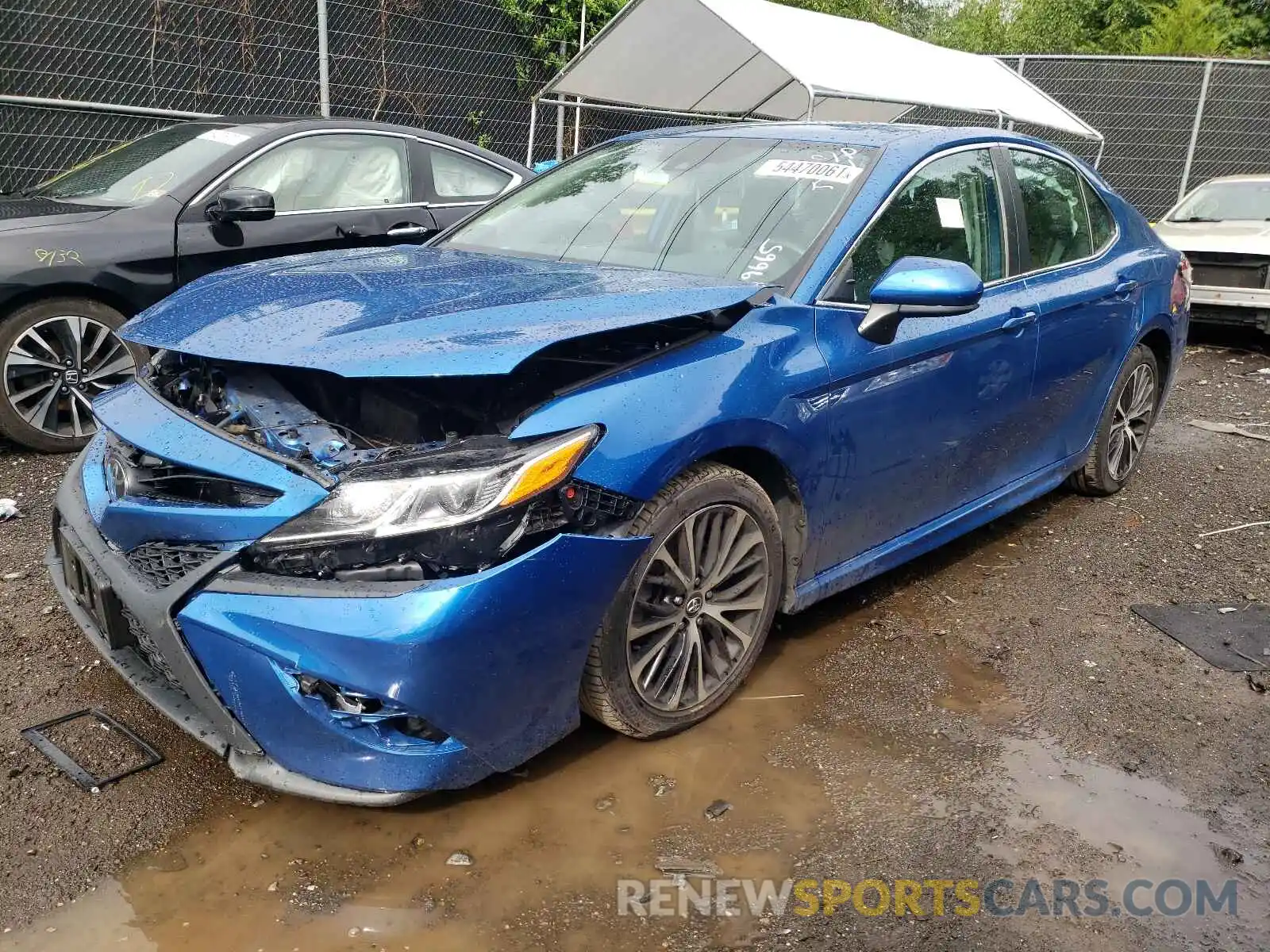 2 Photograph of a damaged car 4T1G11AK0LU303967 TOYOTA CAMRY 2020