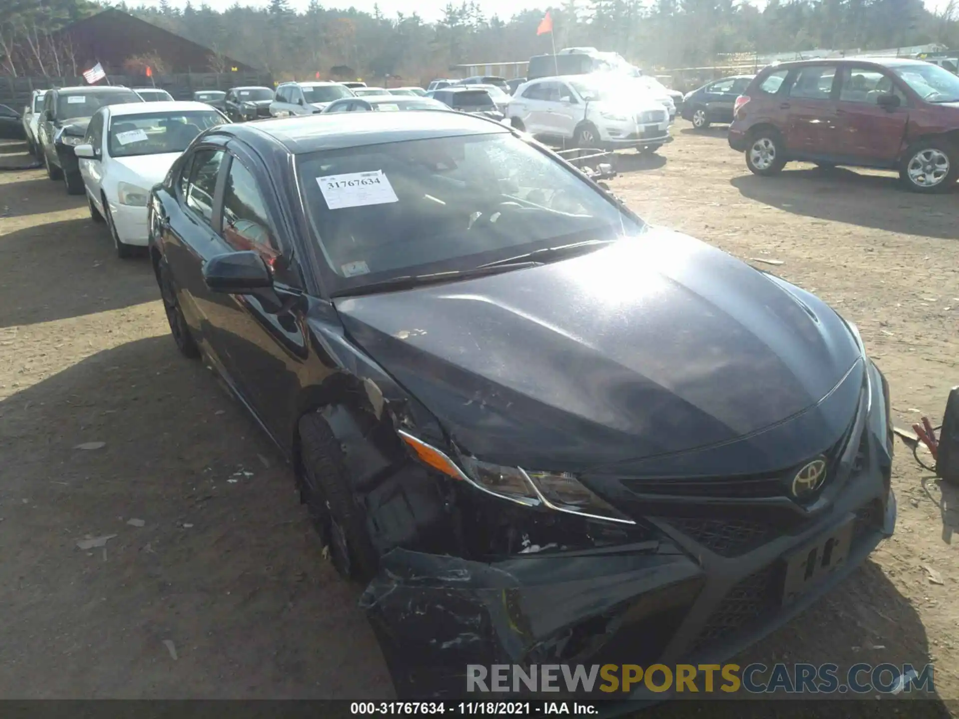 1 Photograph of a damaged car 4T1G11AK0LU312927 TOYOTA CAMRY 2020