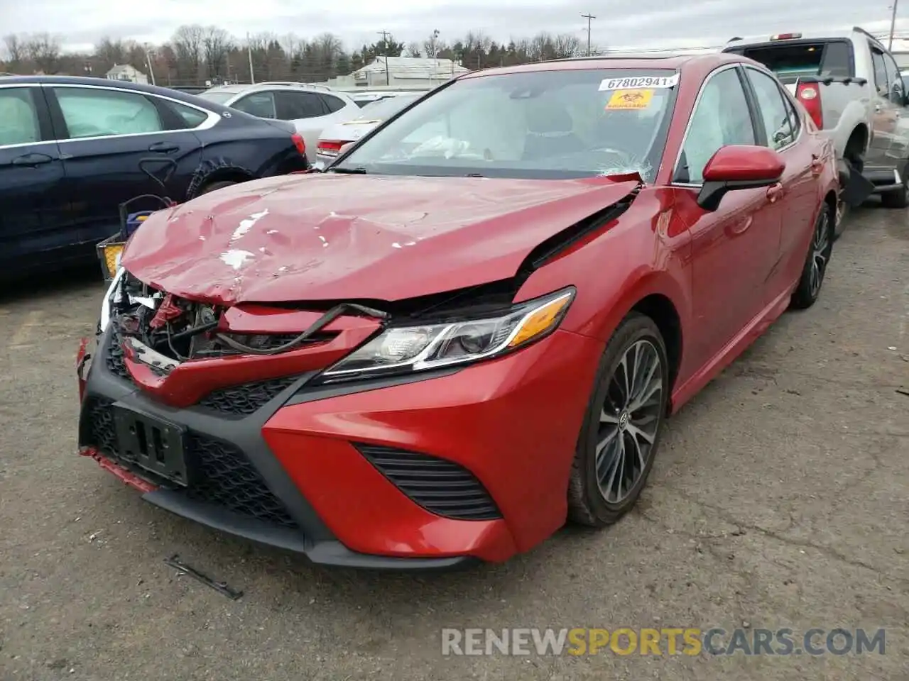 2 Photograph of a damaged car 4T1G11AK0LU316542 TOYOTA CAMRY 2020