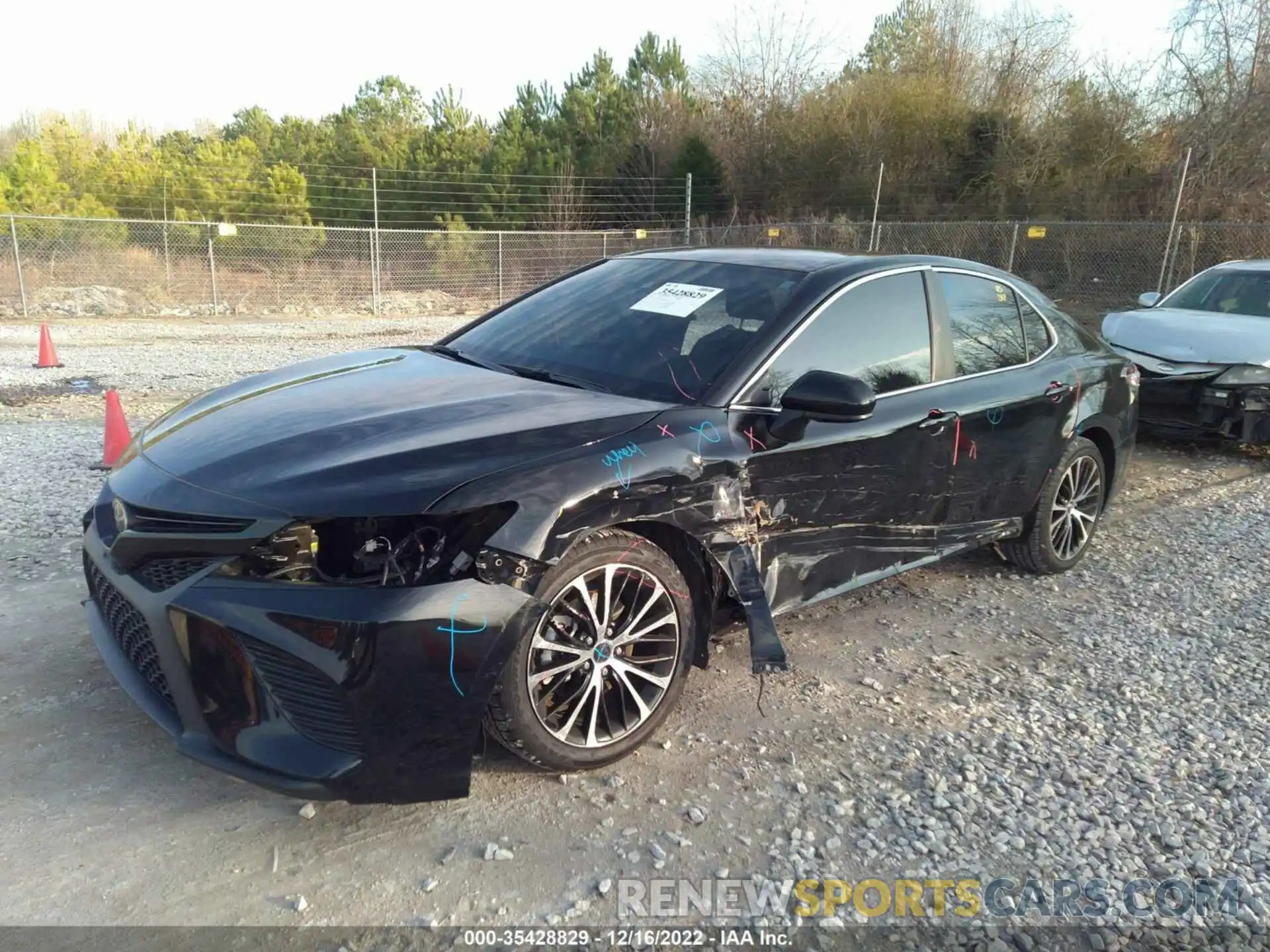 2 Photograph of a damaged car 4T1G11AK0LU316587 TOYOTA CAMRY 2020