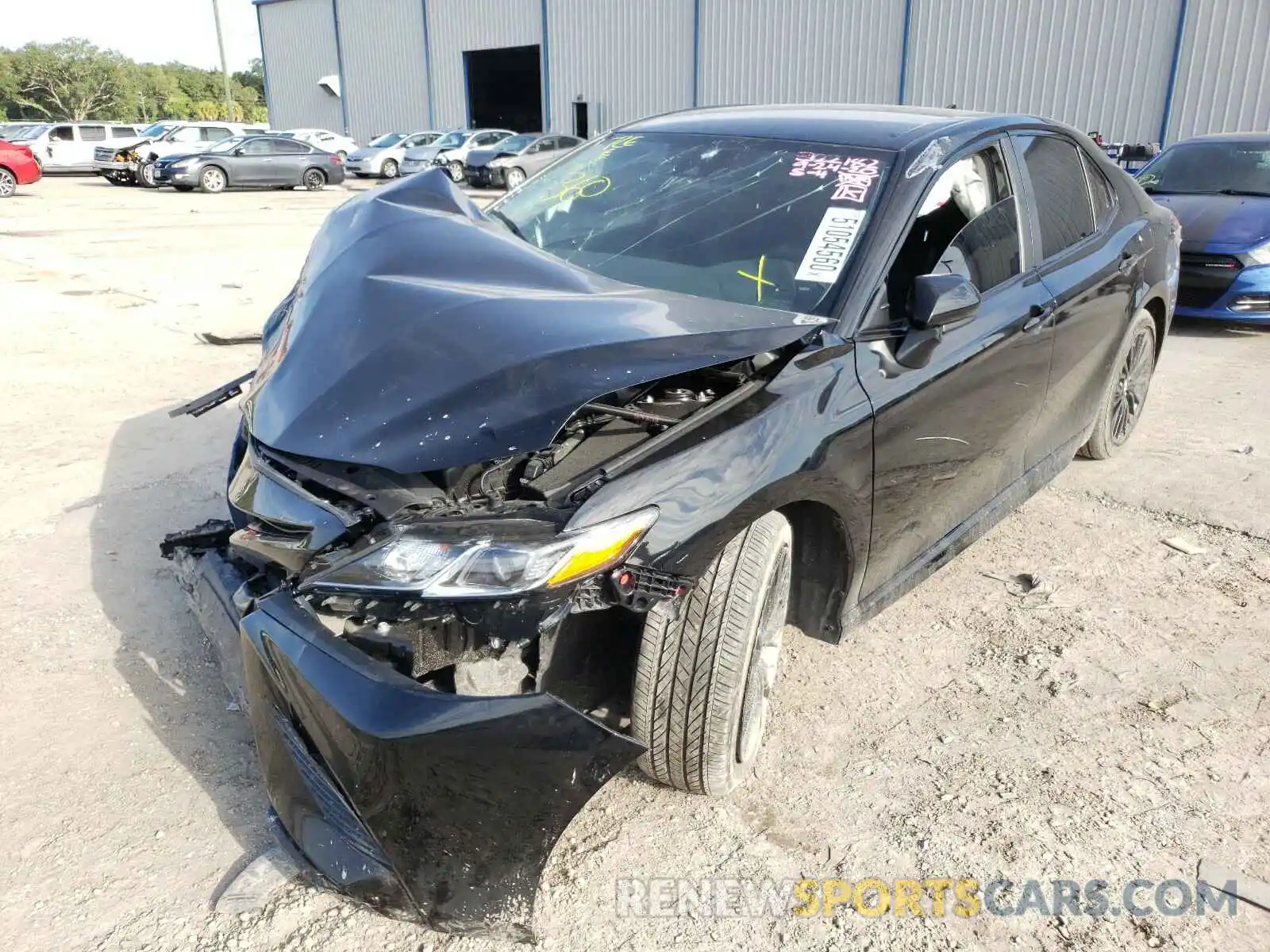 2 Photograph of a damaged car 4T1G11AK0LU318694 TOYOTA CAMRY 2020