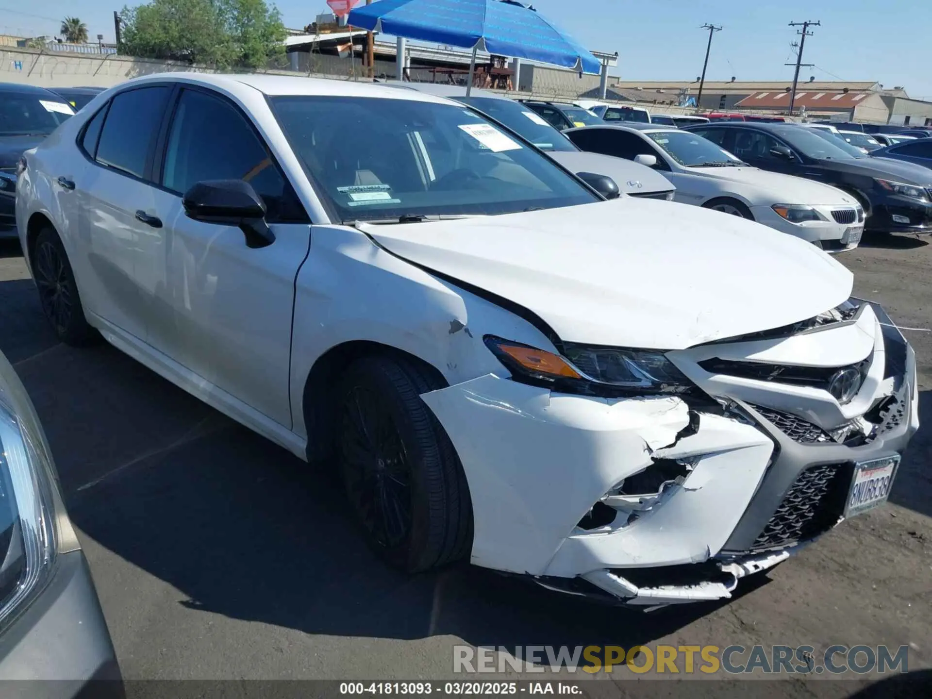 1 Photograph of a damaged car 4T1G11AK0LU321546 TOYOTA CAMRY 2020