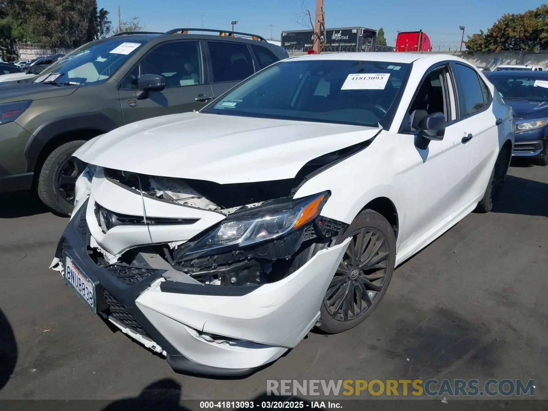 2 Photograph of a damaged car 4T1G11AK0LU321546 TOYOTA CAMRY 2020