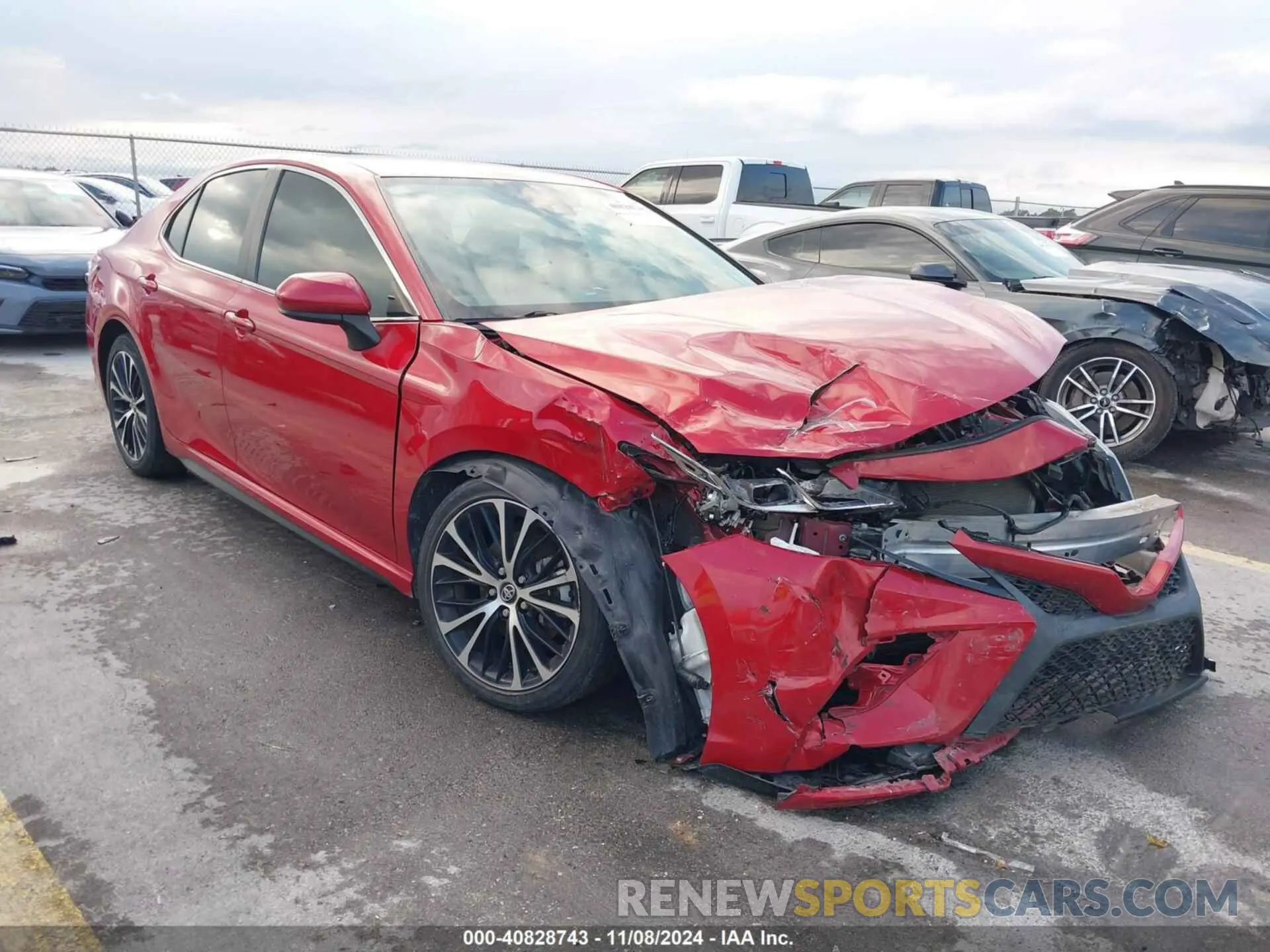 1 Photograph of a damaged car 4T1G11AK0LU331641 TOYOTA CAMRY 2020