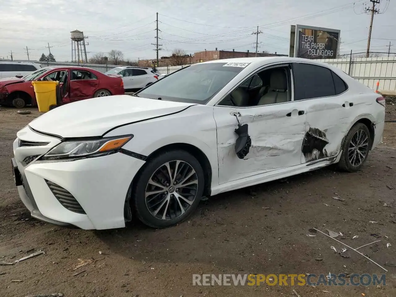 1 Photograph of a damaged car 4T1G11AK0LU348634 TOYOTA CAMRY 2020