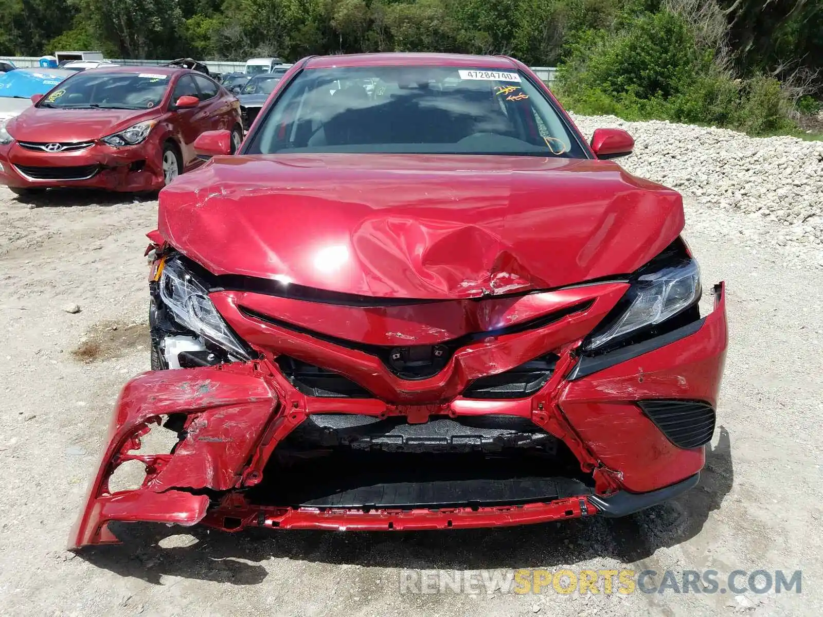 9 Photograph of a damaged car 4T1G11AK0LU375705 TOYOTA CAMRY 2020